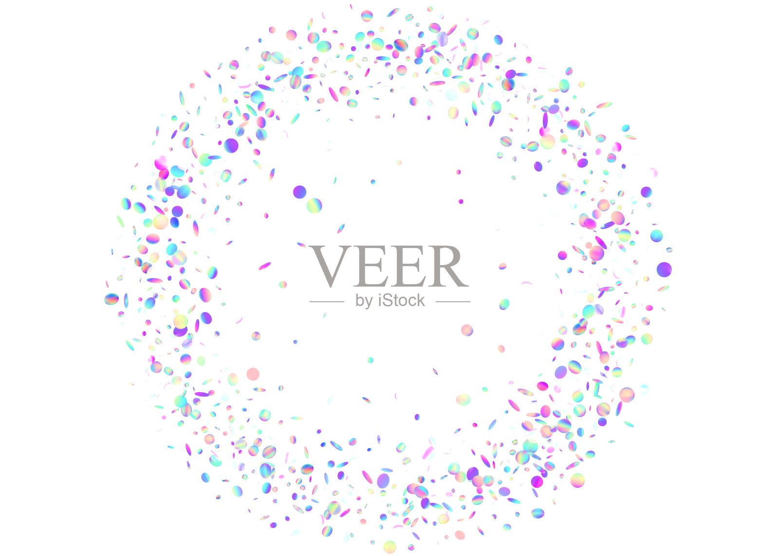 生日的背景。粉色的复古金属箔。全息结构。假日插画图片素材