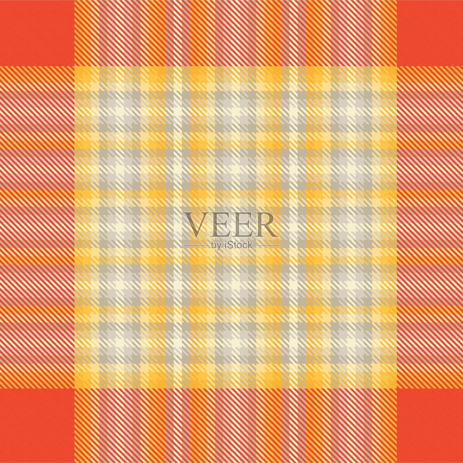 橙色暗纹格纹无缝图案插画图片素材