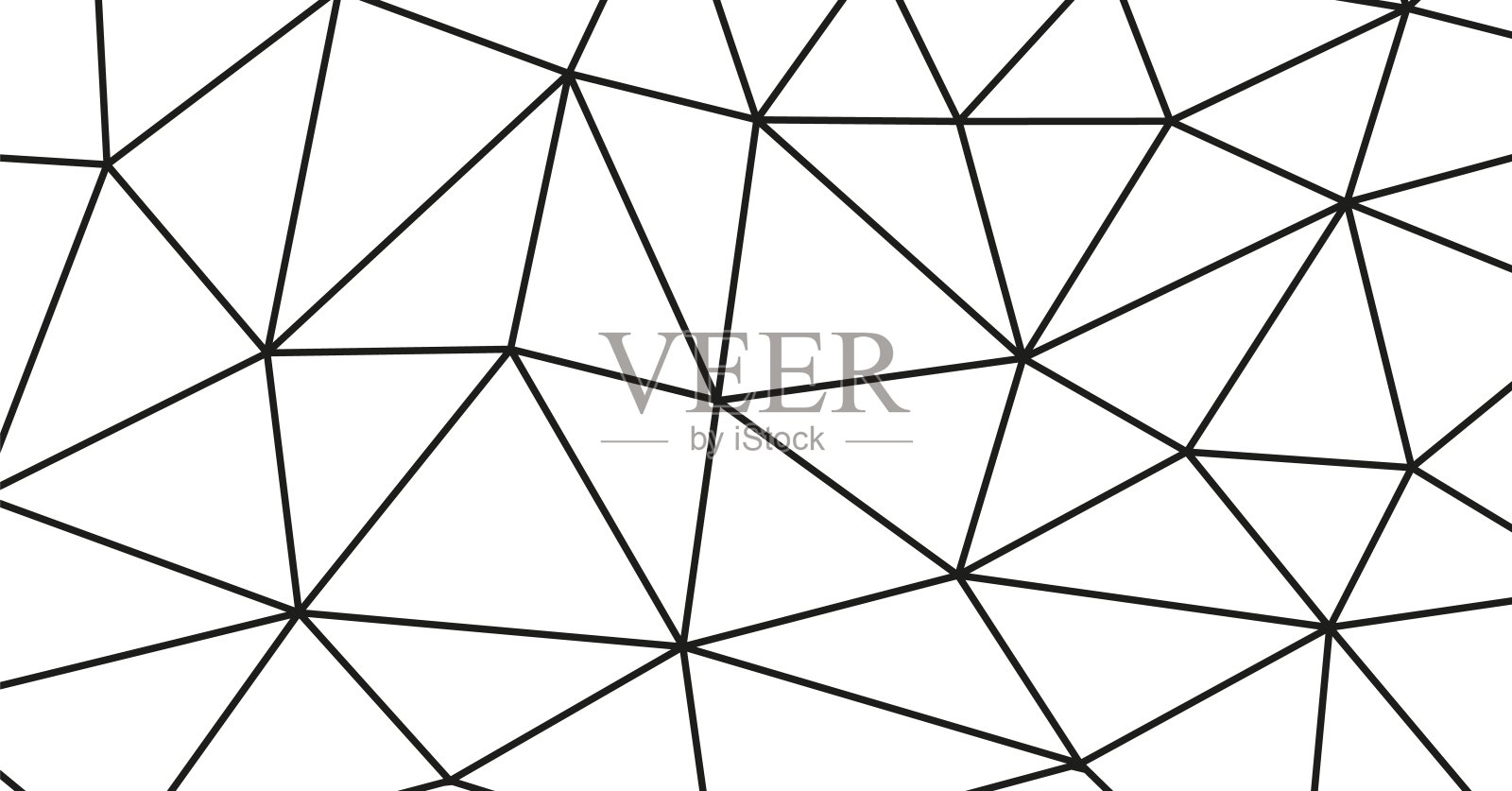 多边形三角背景。几何线条横幅，黑色抽象纹理。简单的形式矢量插图的邀请，介绍，卡片设计插画图片素材