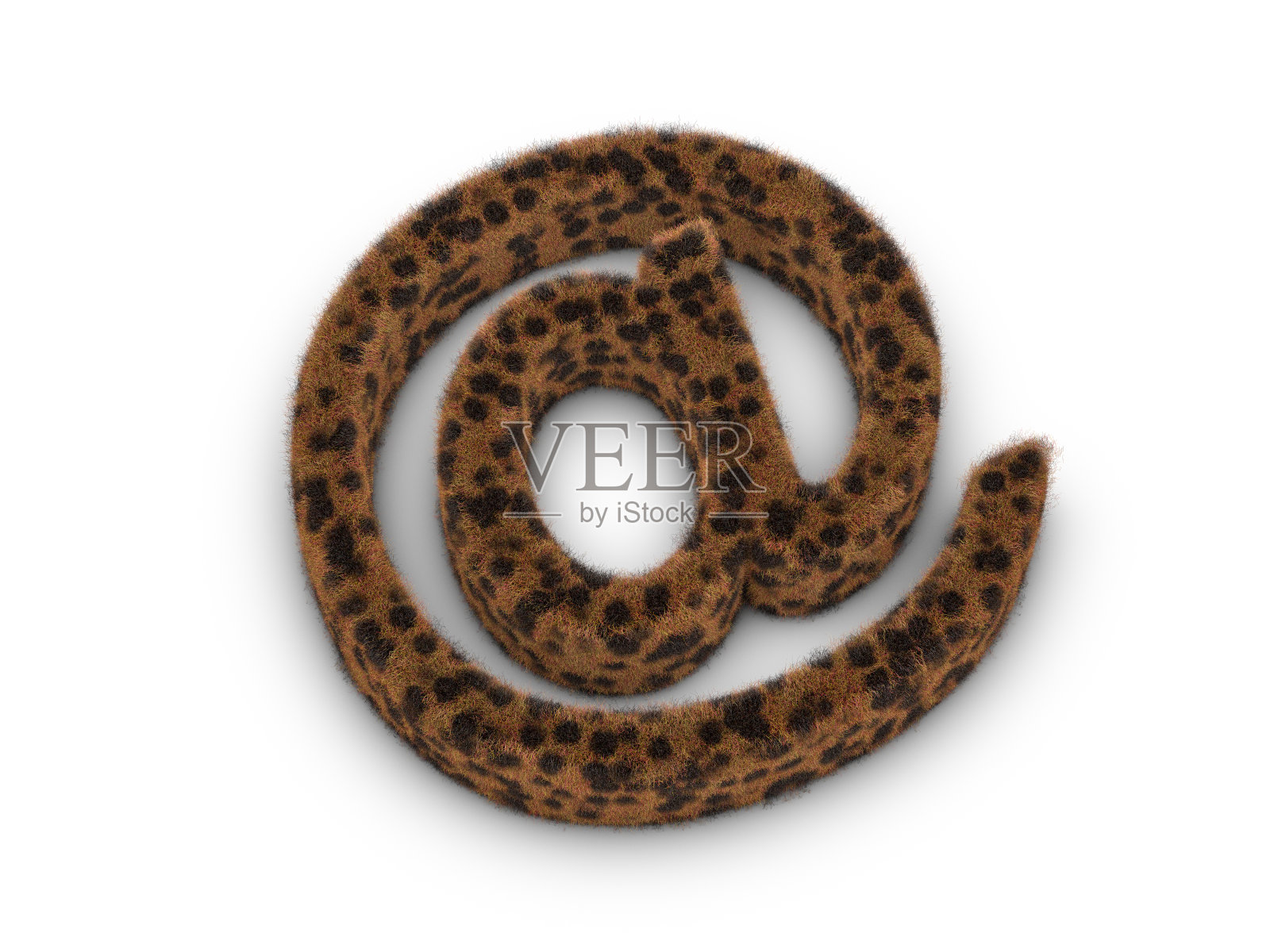 毛皮电子邮件符号照片摄影图片