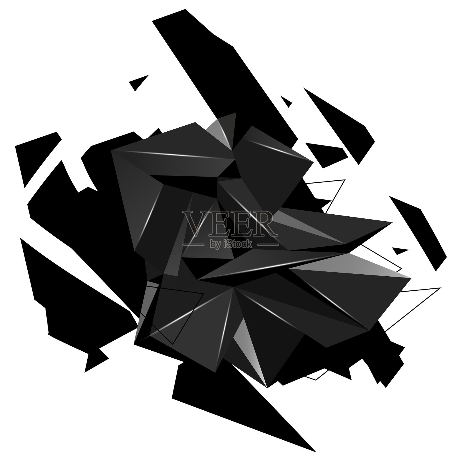 背景从多边形插画图片素材