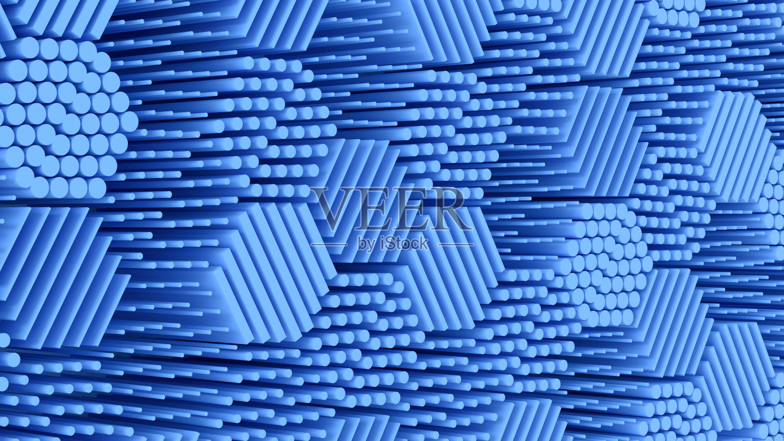 三维抽象六边形蜂窝图案几何形状背景照片摄影图片