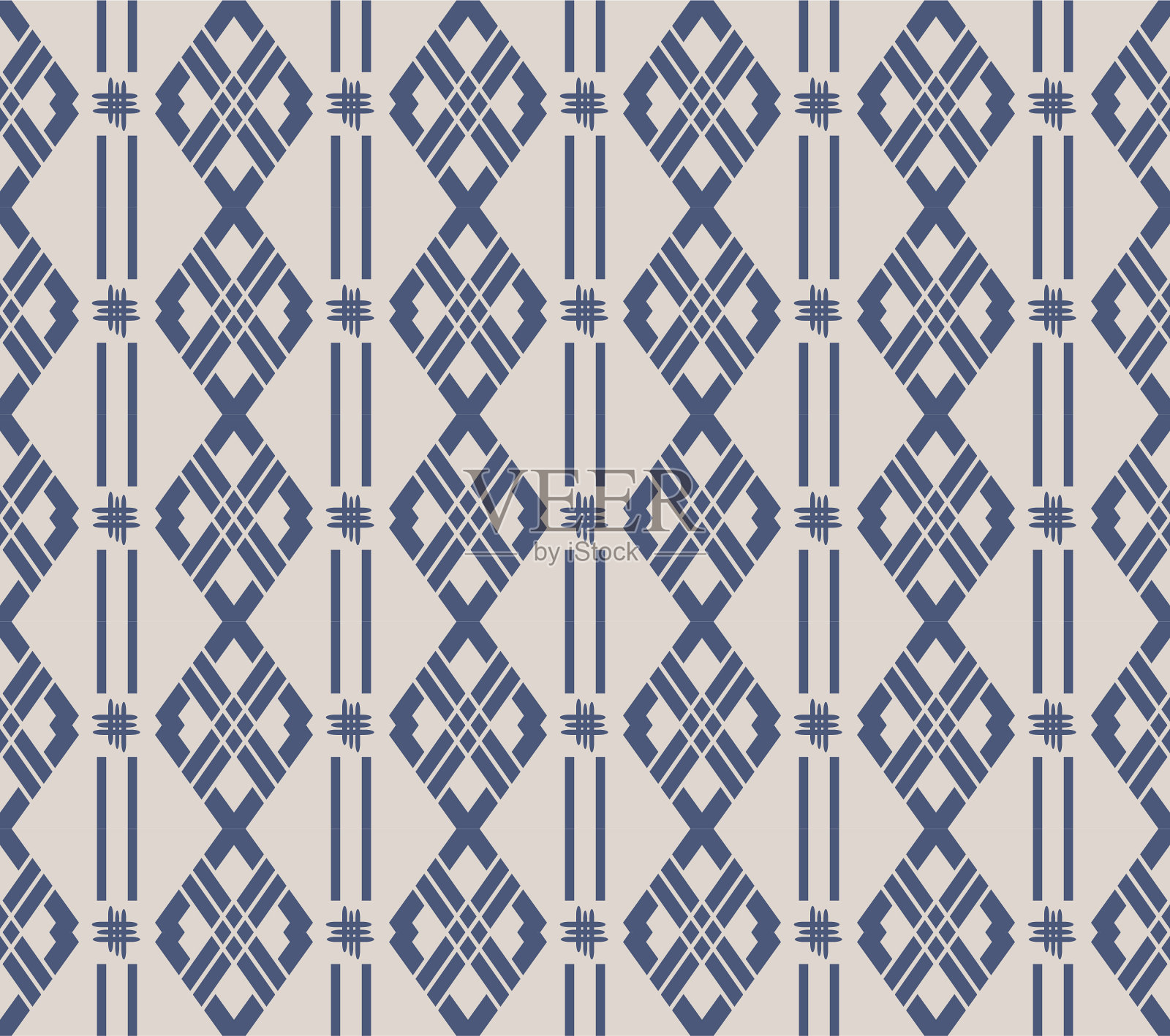 日本之字形钻石编织矢量无缝图案插画图片素材