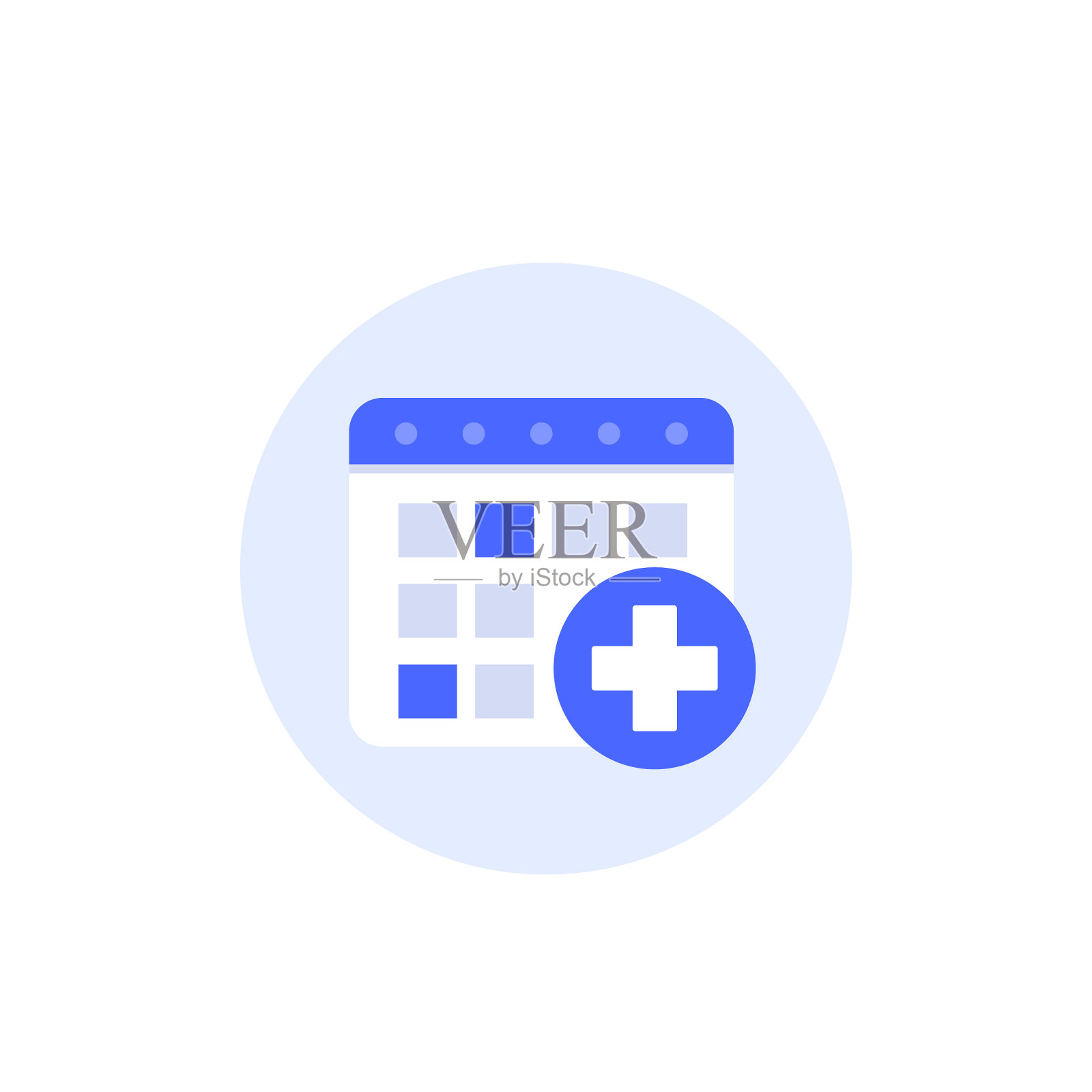 医疗预约扁平图标设计元素图片