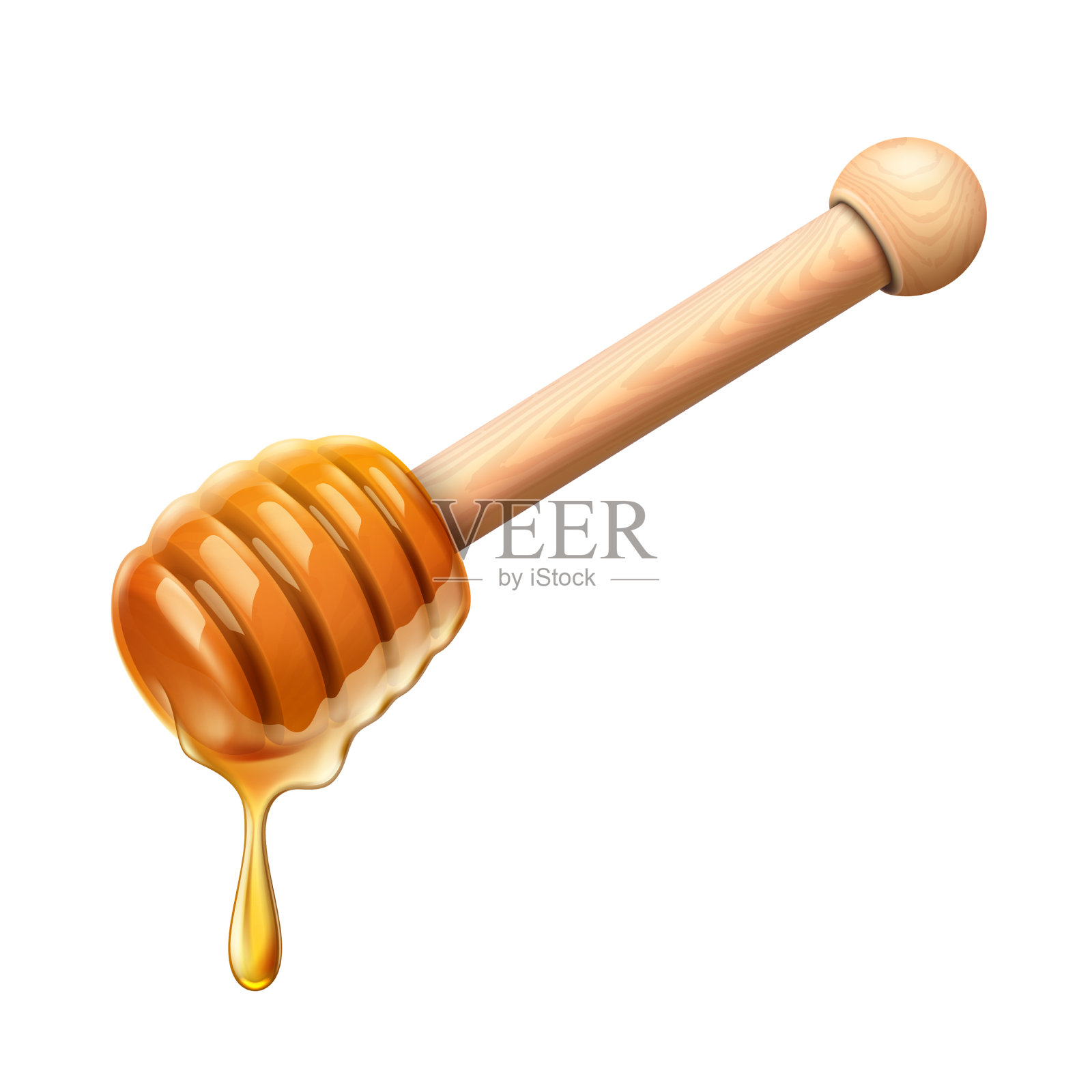 蜂蜜七星设计元素图片