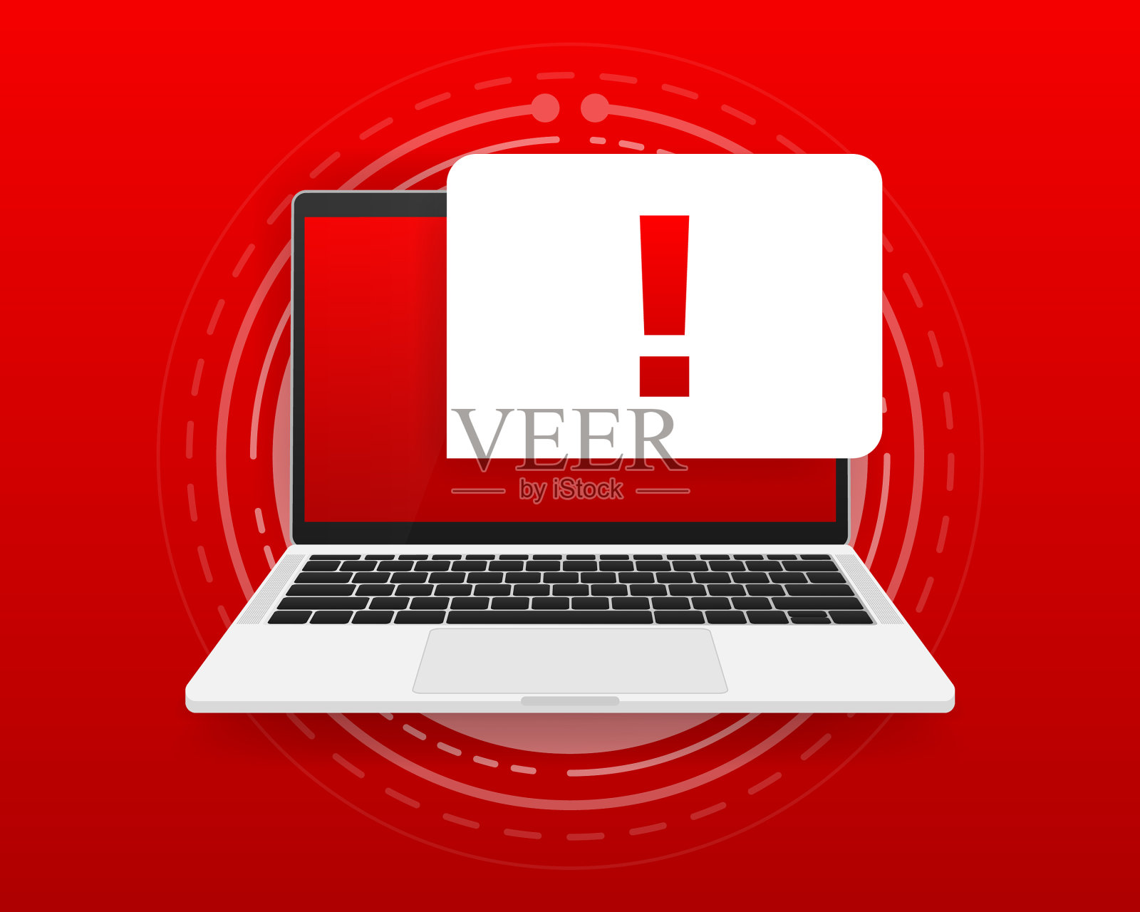 概念操作系统错误警告网页插画图片素材