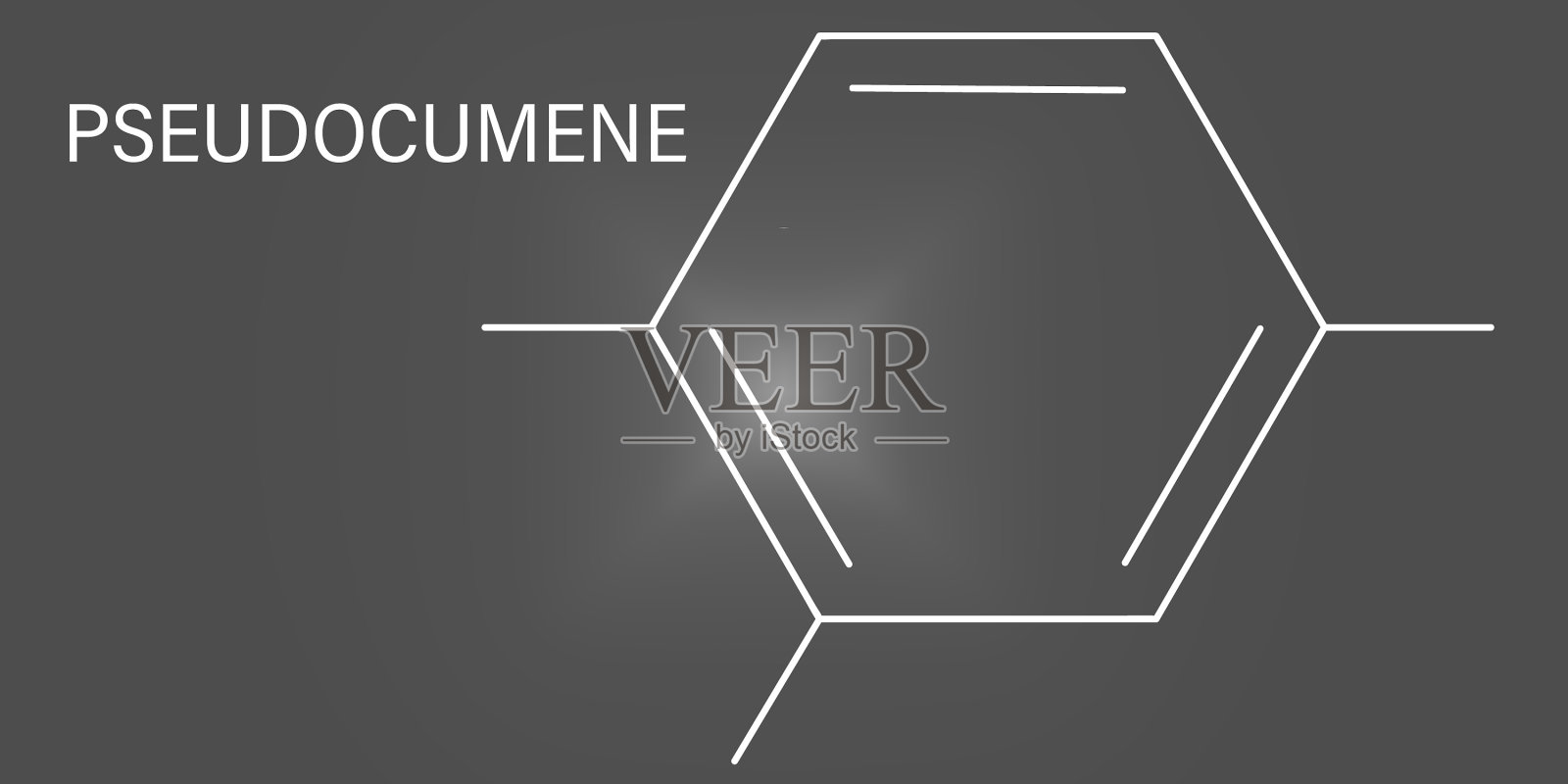 伪烯分子骨架公式插画图片素材