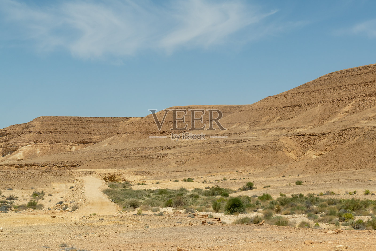 以色列内盖夫沙漠的美丽风景照片摄影图片