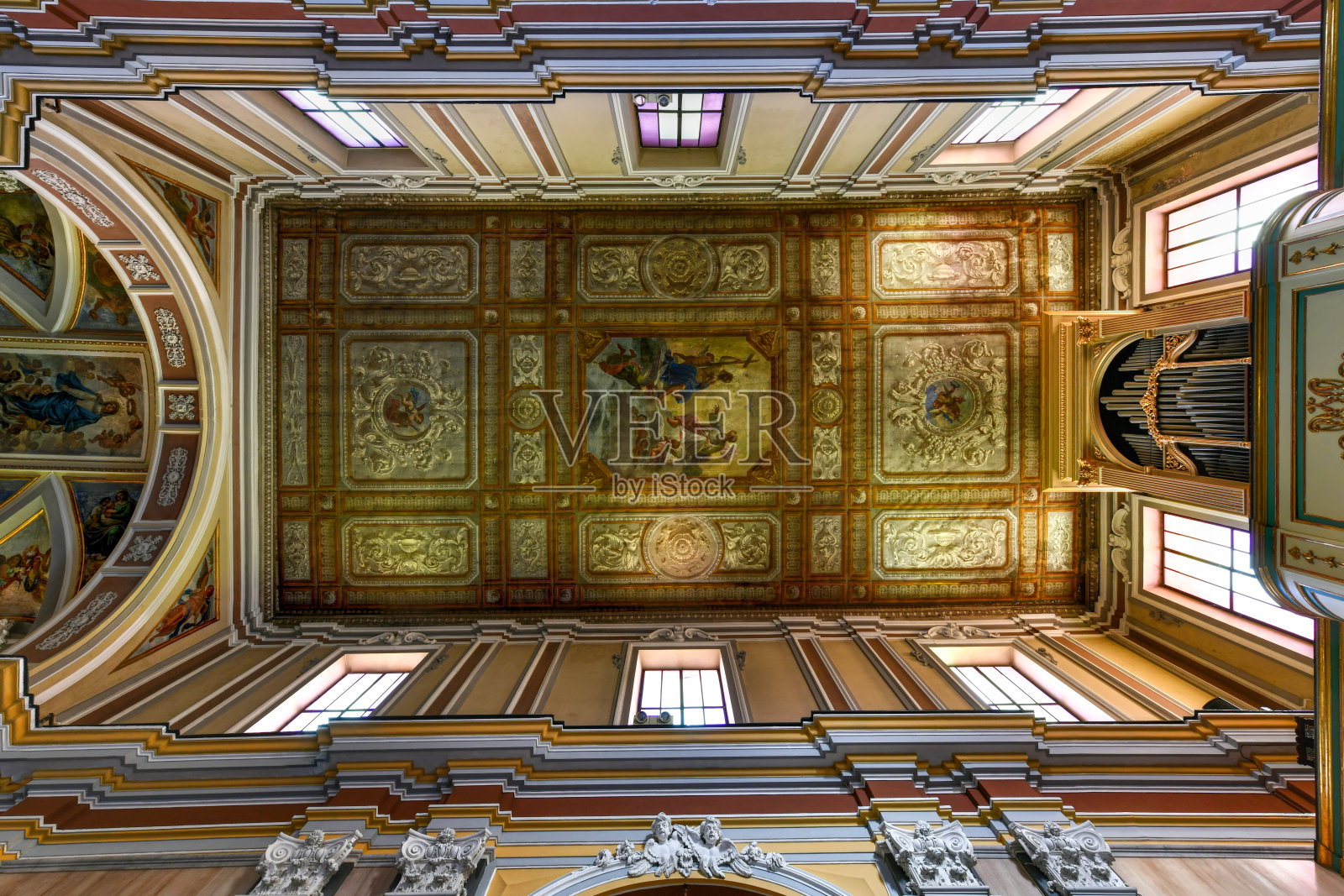 圣菲利斯和巴科洛-索伦托教堂，意大利照片摄影图片