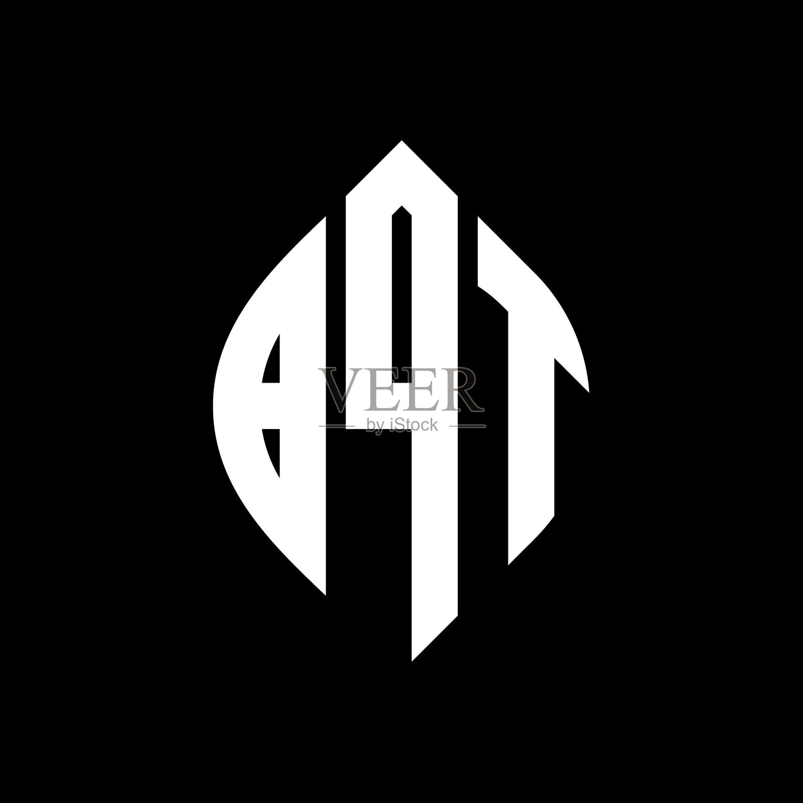 BQT圆字母标志设计用圆和设计元素图片