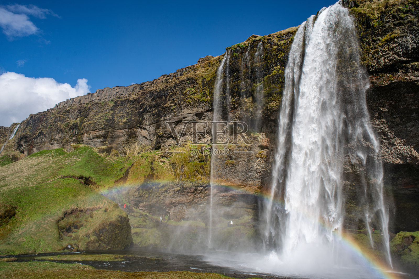 塞里雅兰瀑布照片摄影图片