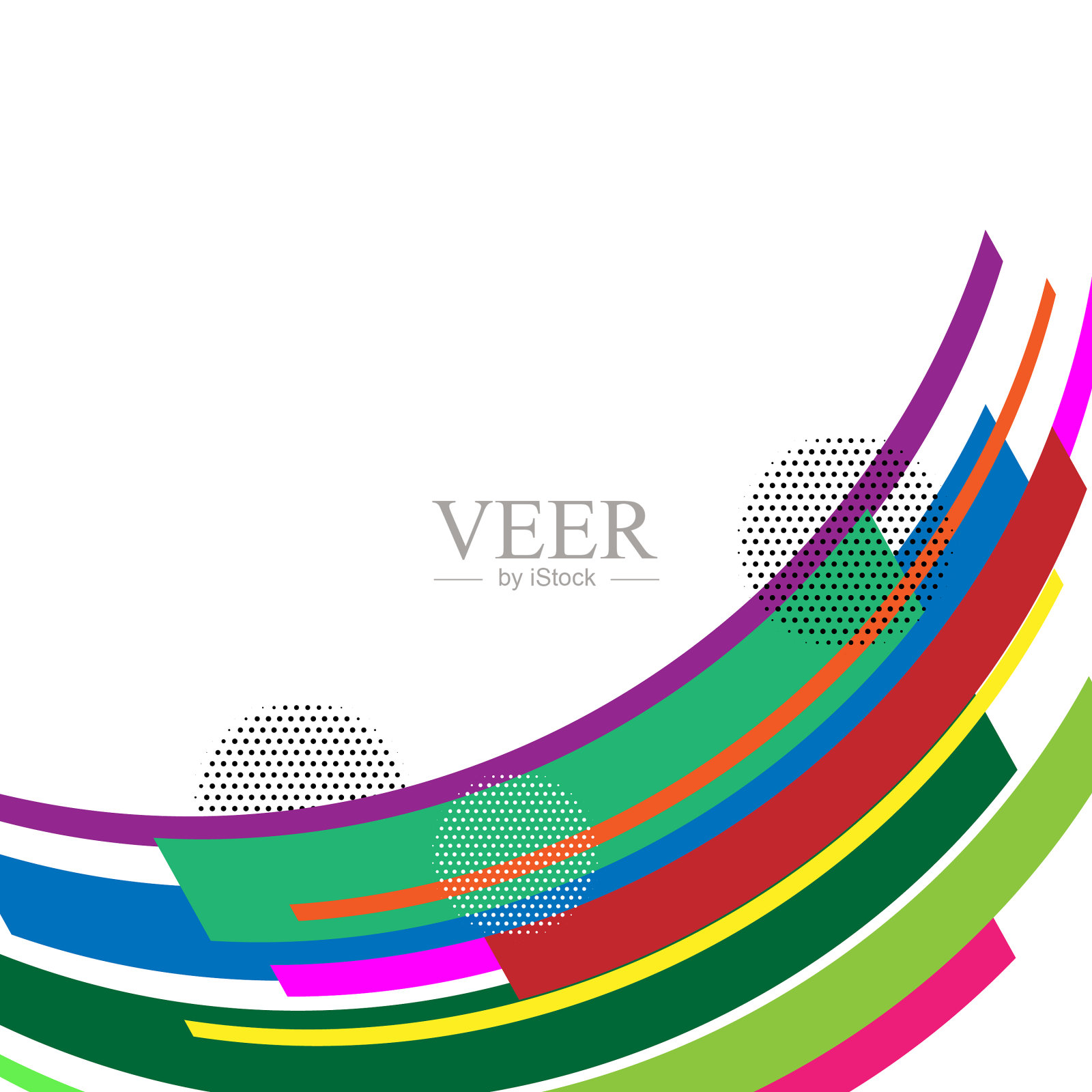 几何抽象的彩色背景插画图片素材