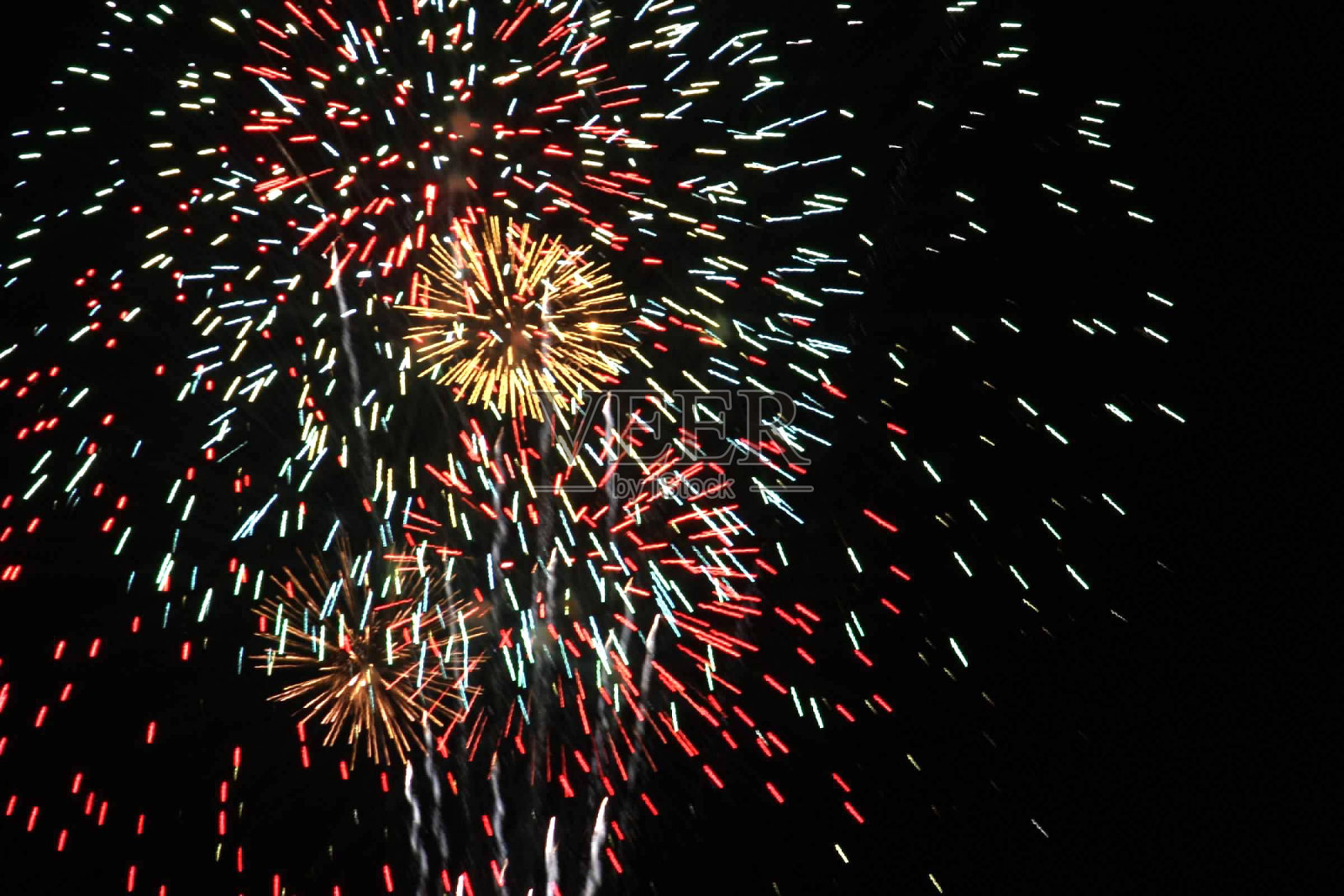 烟花照片摄影图片