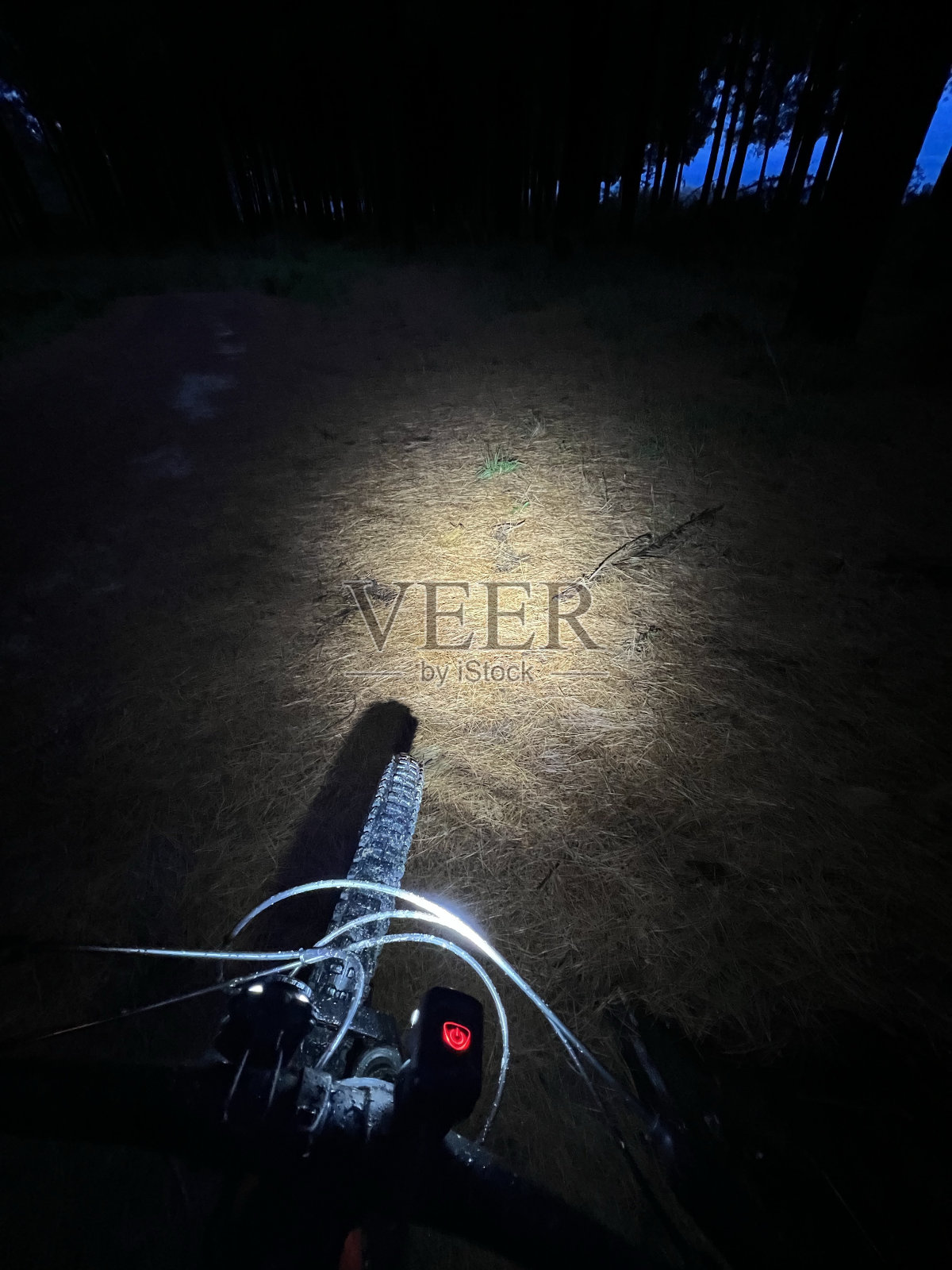 晚上骑照片摄影图片