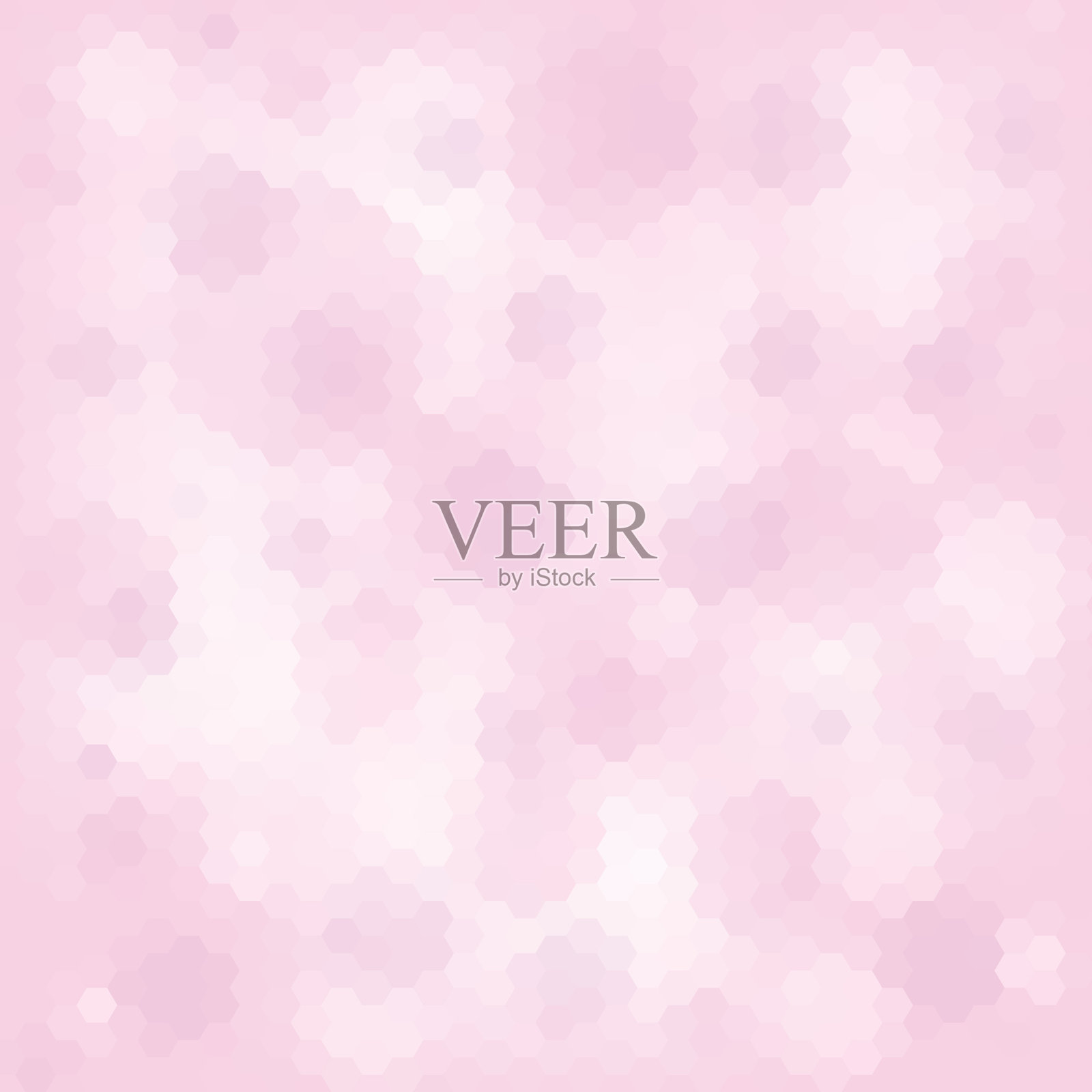 粉色六边形背景多边形风格插画图片素材