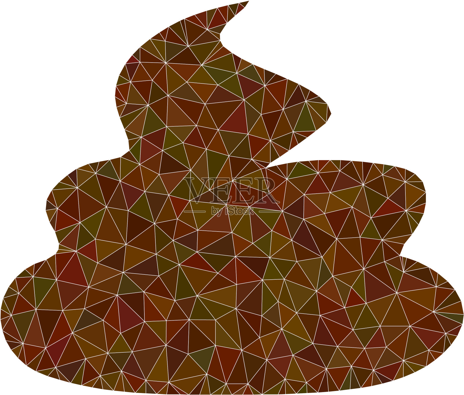 屎lowpoly图标设计元素图片