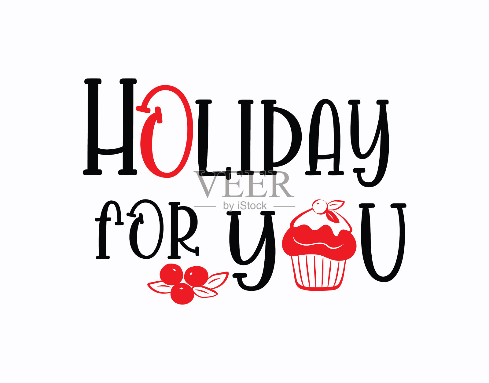 装饰刻字节日为你带一个插画图片素材