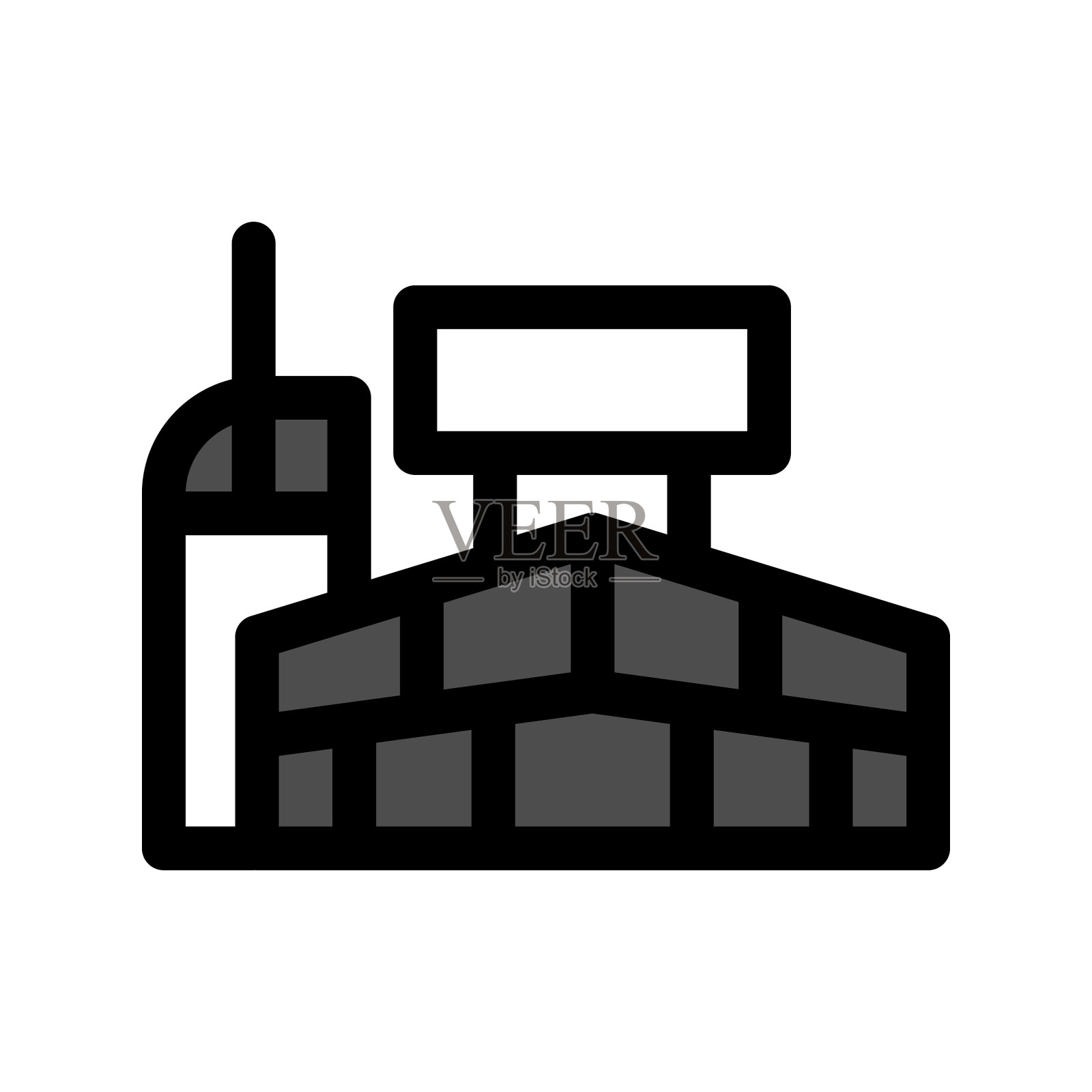 商场建筑图标图形图标素材