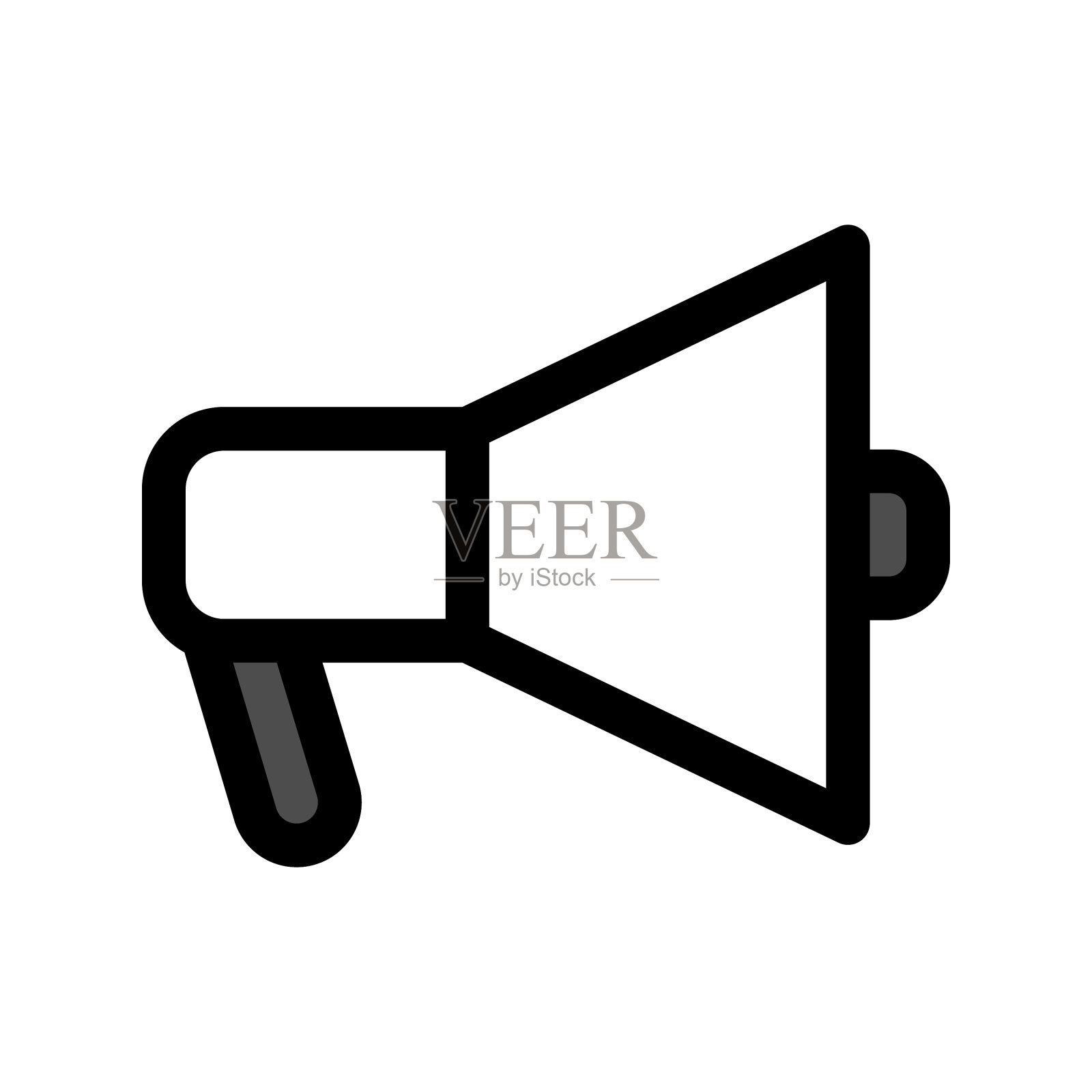 扩音器图标的图形图标素材