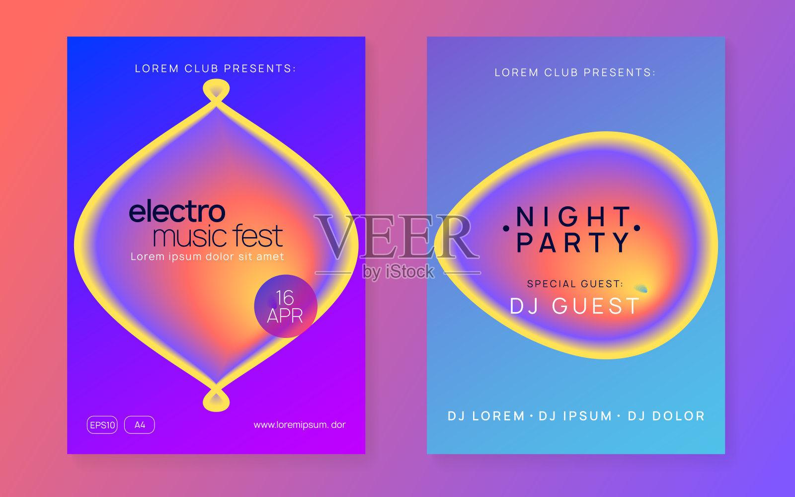 电子的事件。掩体的波浪效应。In的创意模式插画图片素材