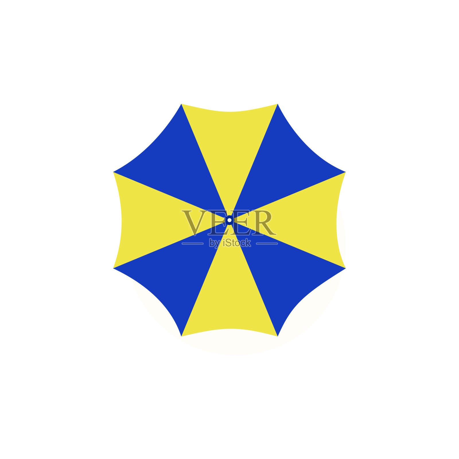 沙滩伞。休息。矢量图插画图片素材