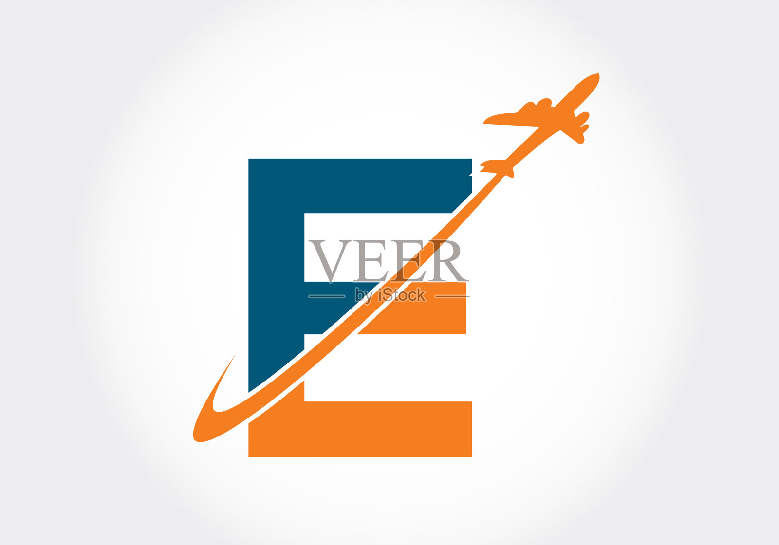 字母的首字母与旅行的字母。插画图片素材