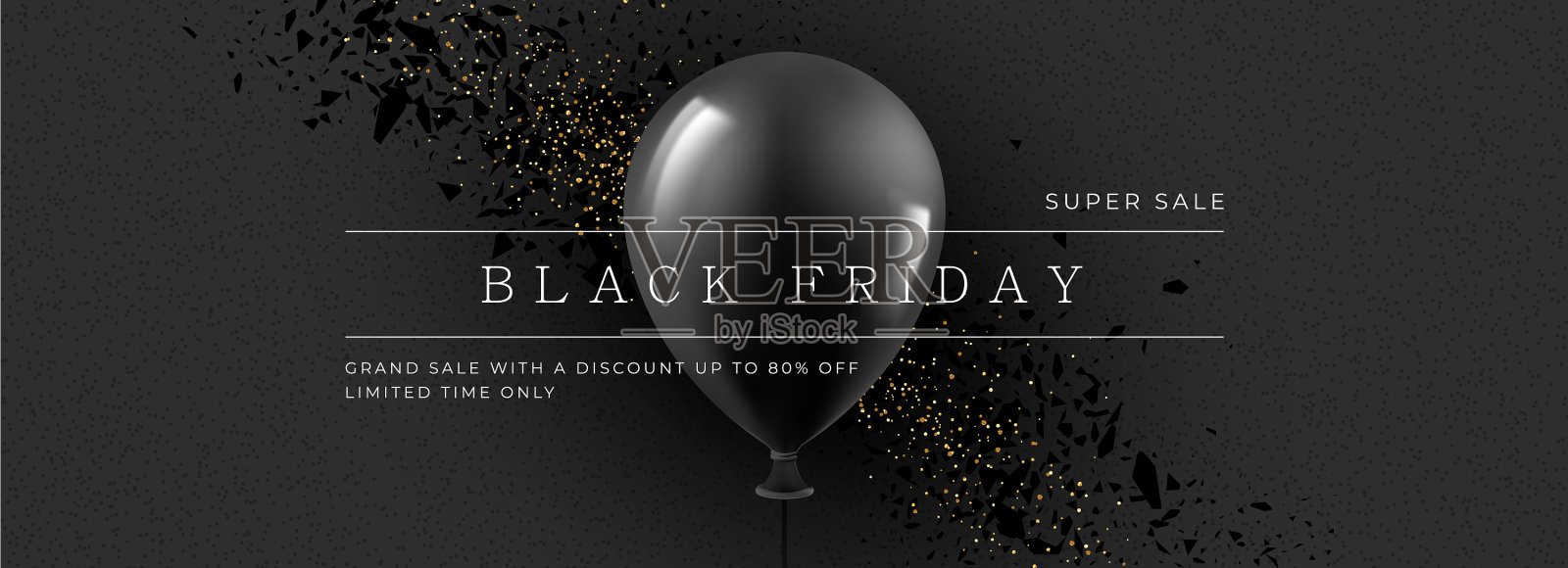 黑色星期五大减价插画图片素材