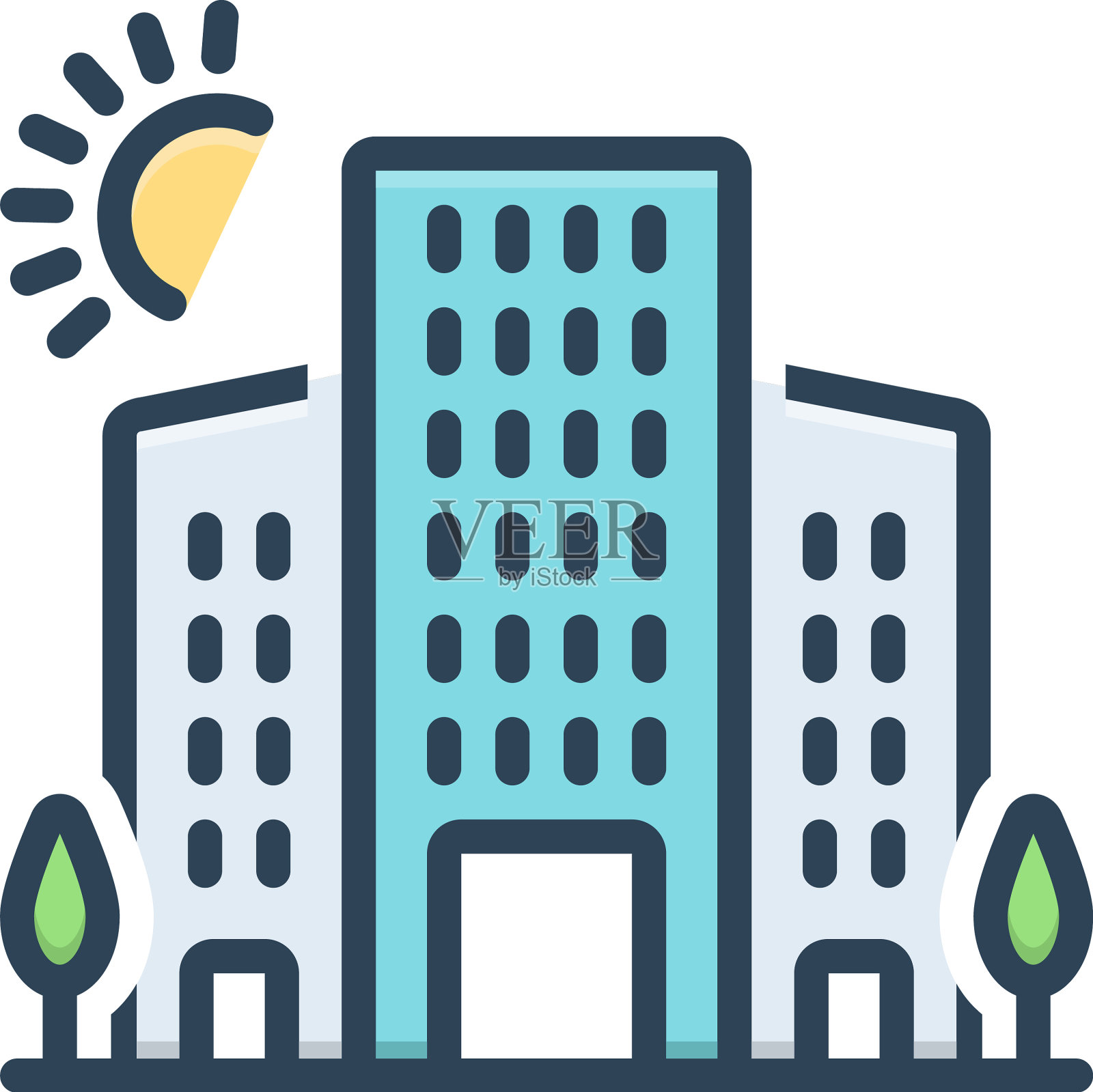 城市插画图片素材