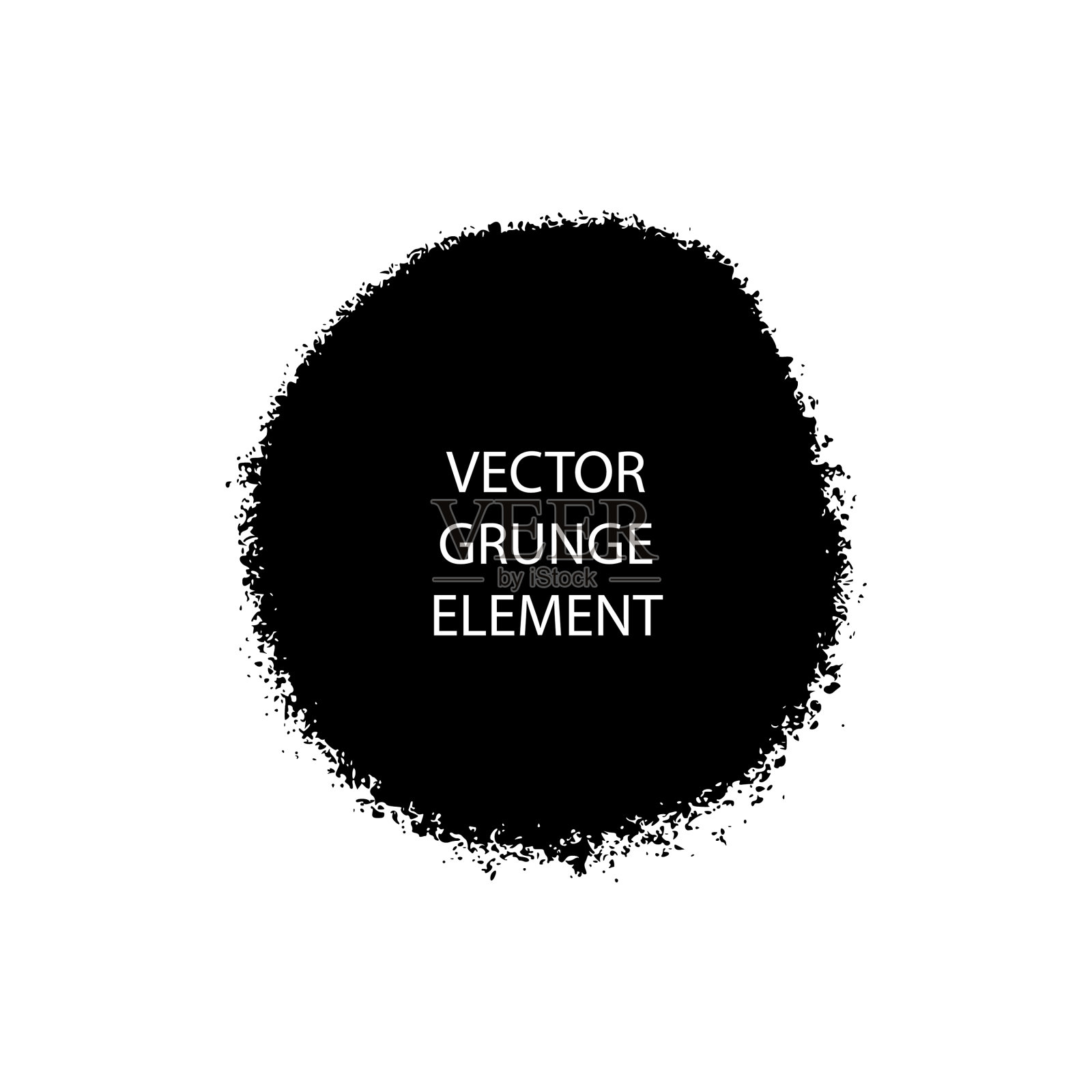 粗犷的笔触墨水污渍和螺栓手插画图片素材