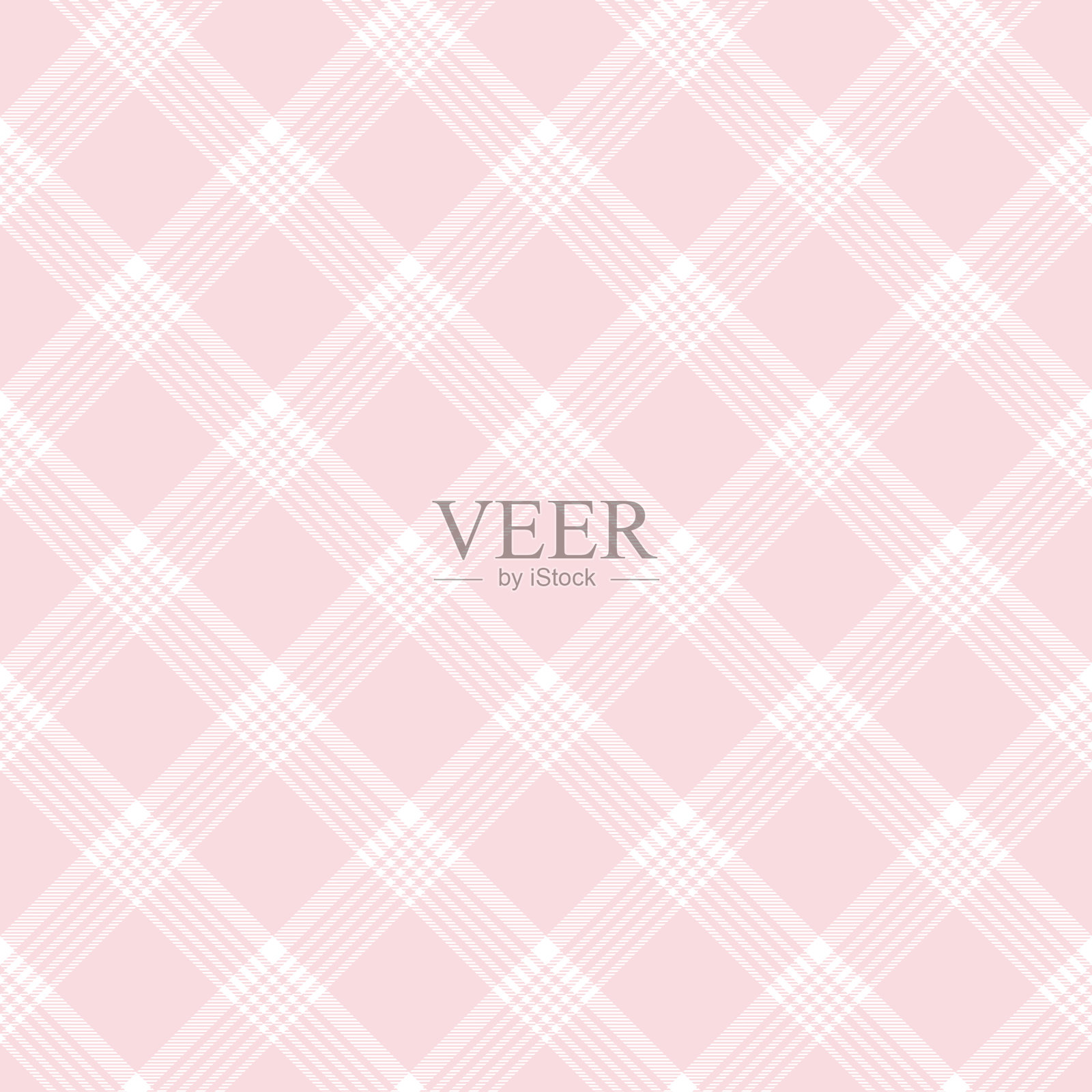 粉红色斜纹格纹无缝插画图片素材