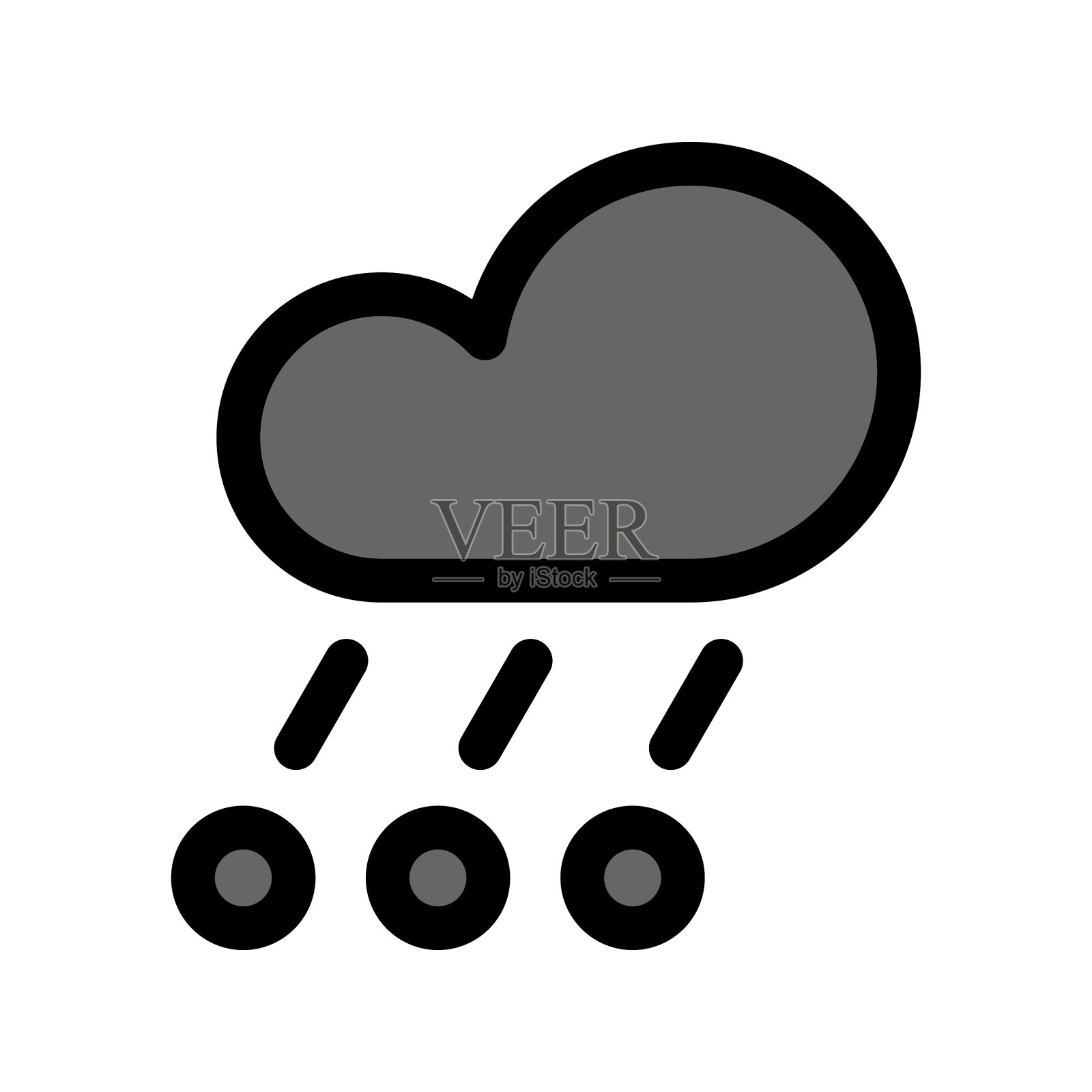 冰雹插画图片素材