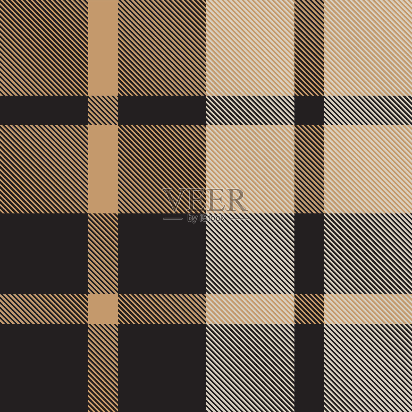 不对称格纹无缝图案插画图片素材