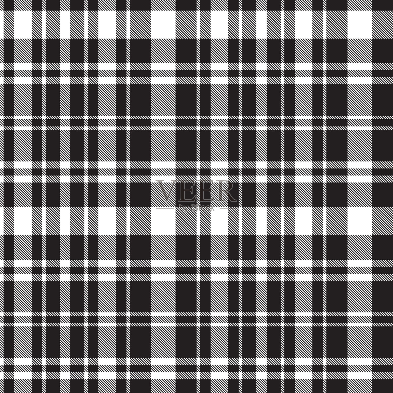 不对称格纹无缝图案插画图片素材