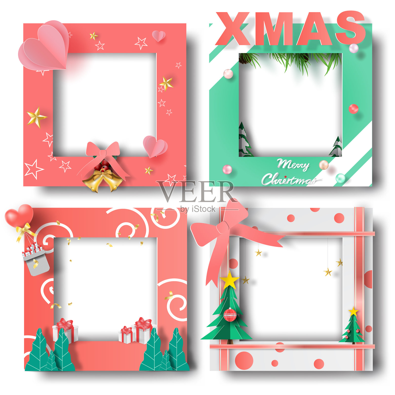 圣诞快乐，新年好缘设计元素图片