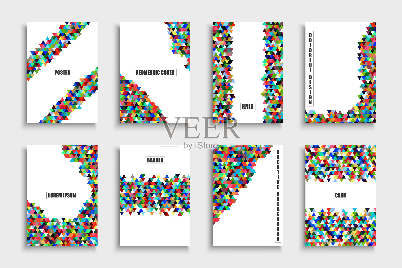 彩色模板集合插画图片素材