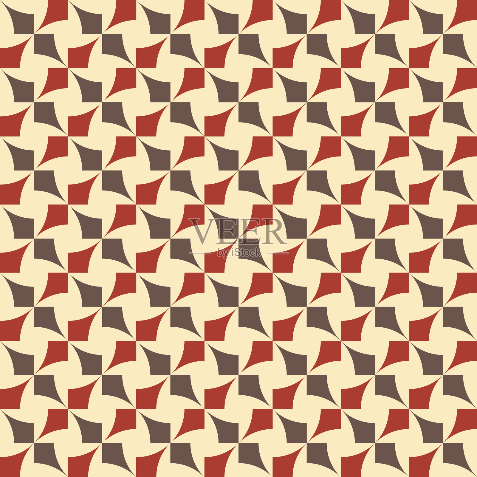 基于传统几何无缝图案插画图片素材