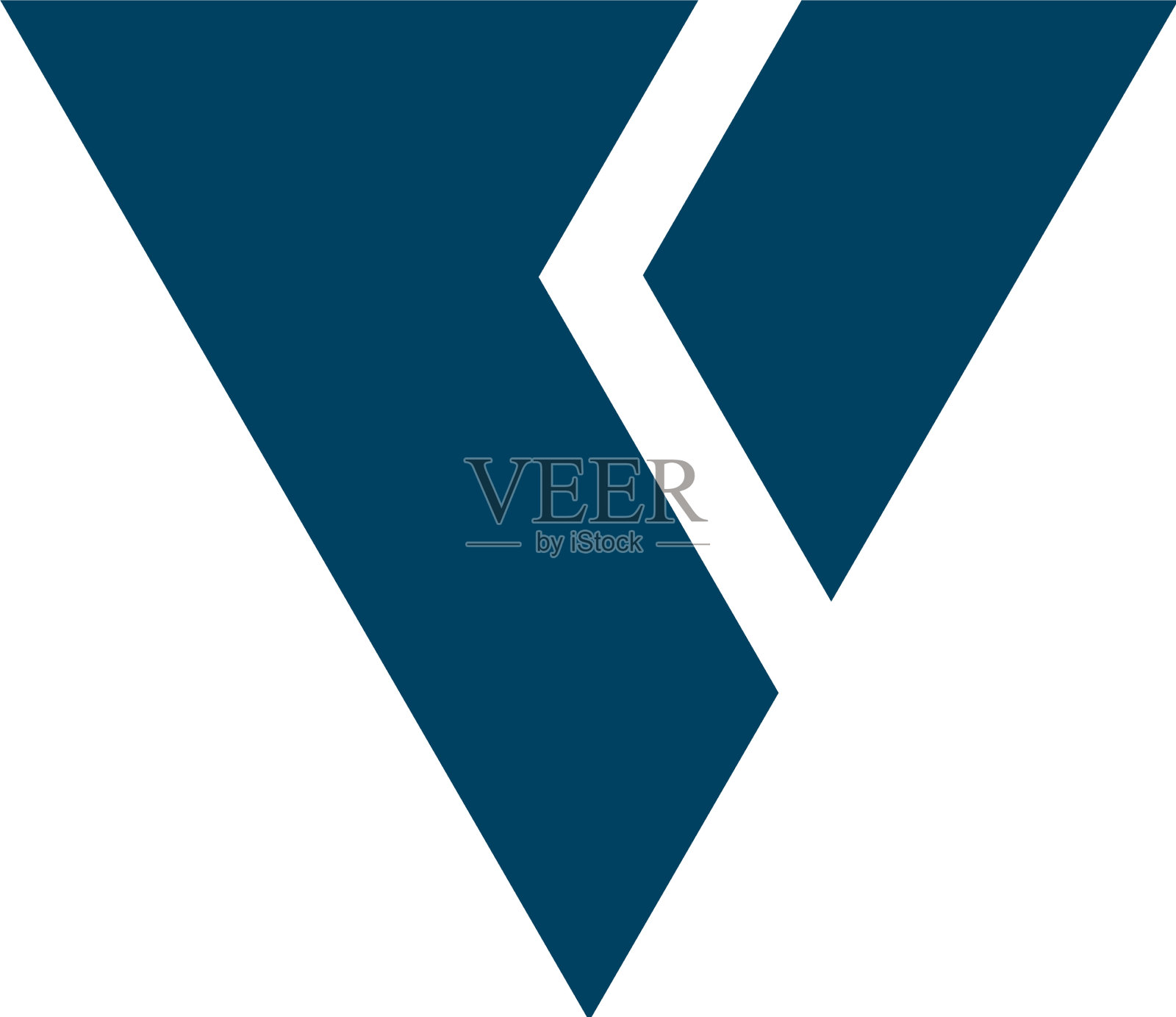 字母v标志设计元素图片