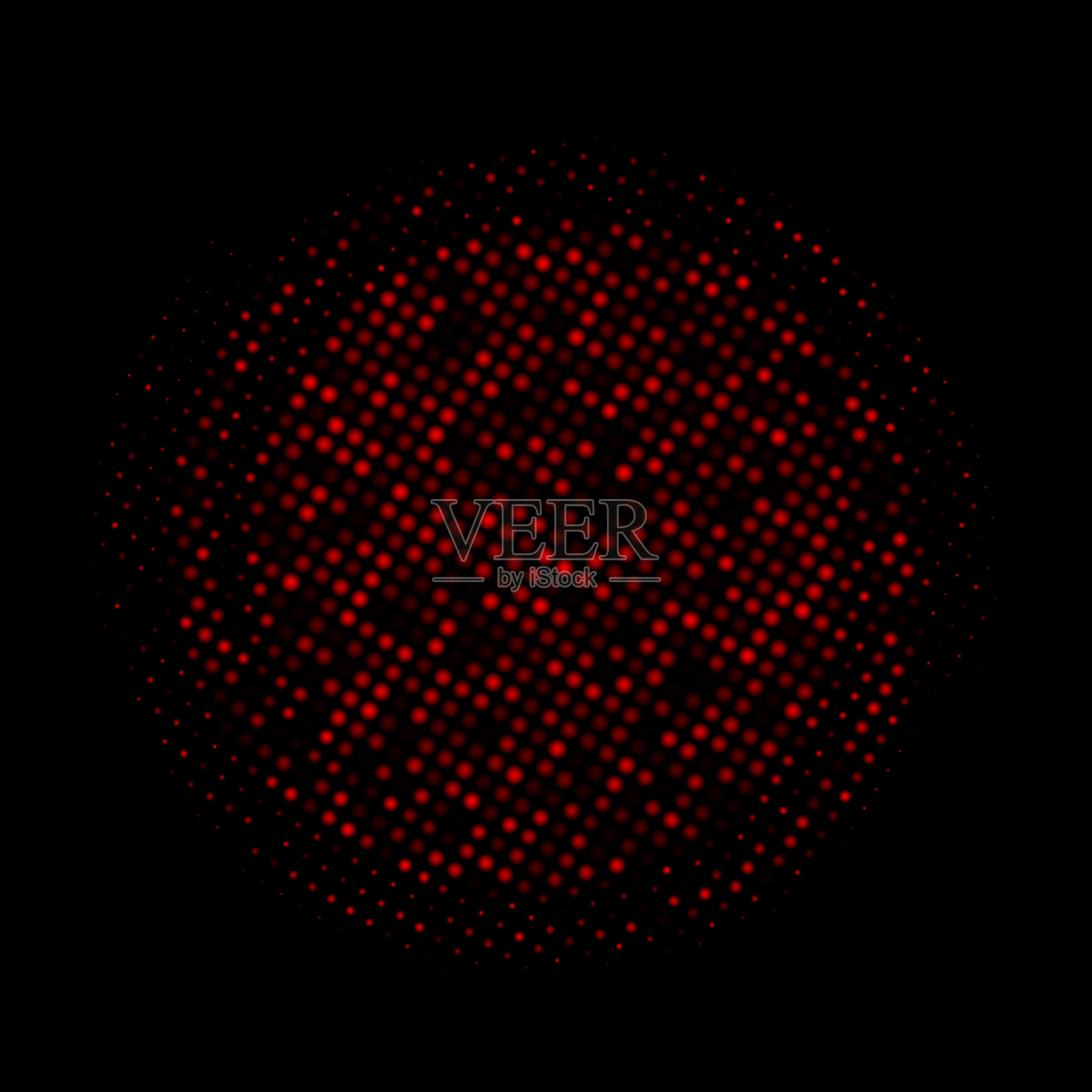 抽象的红色半色调圆点背景插画图片素材