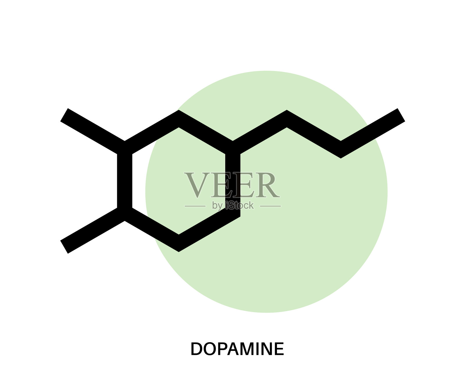 多巴胺公式图标插画图片素材