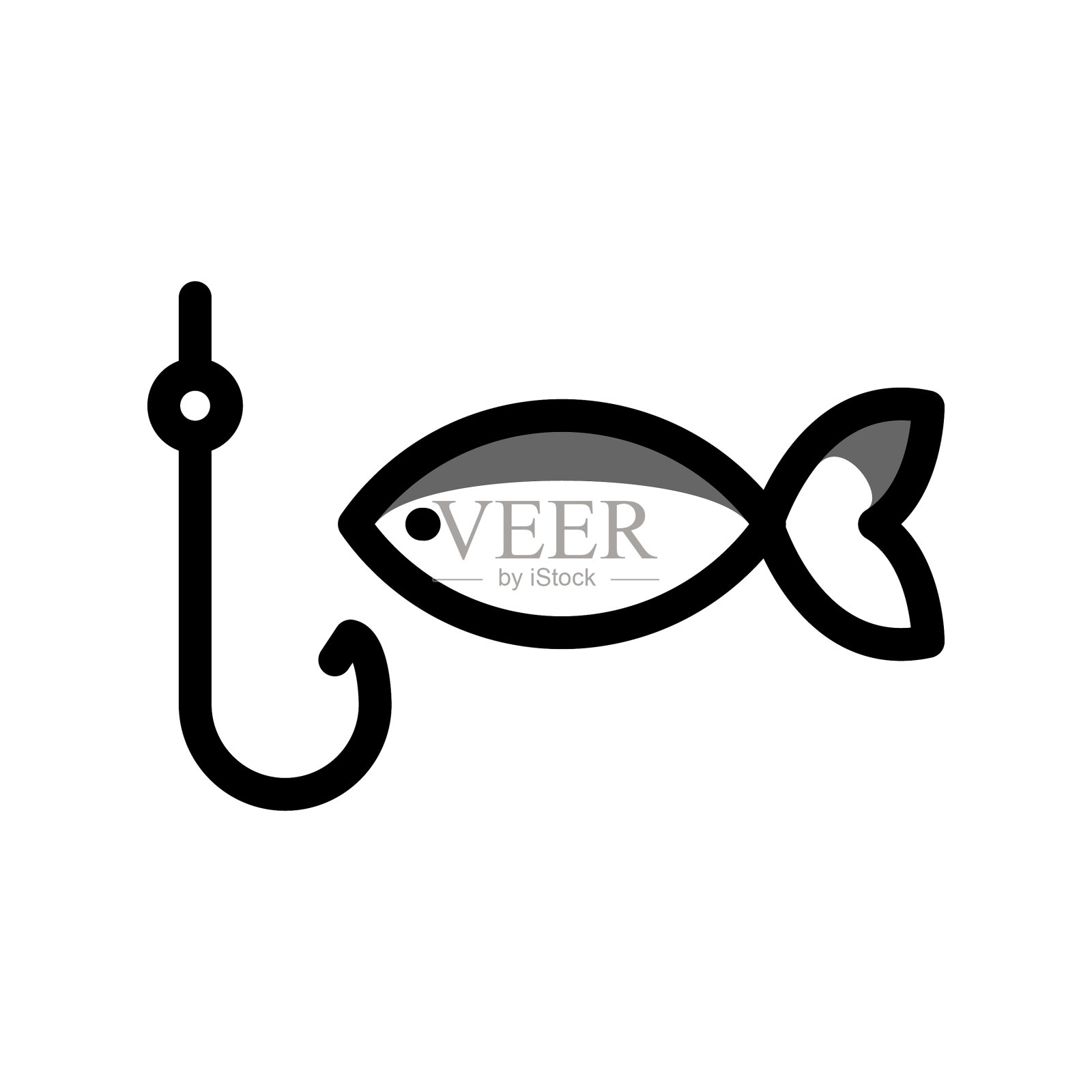 鱼图示图标素材