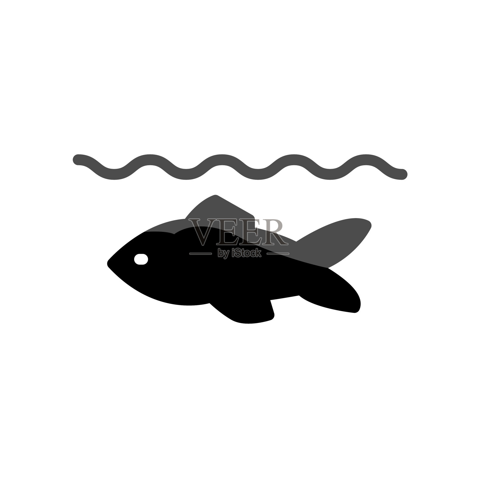 鱼图示插画图片素材