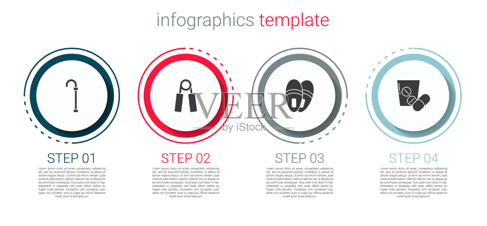 套手杖手杖运动扩张拖鞋插画图片素材