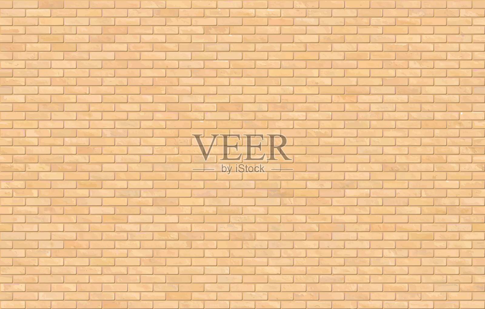 漂亮的棕色砌块砖墙无缝图案纹理背景插画图片素材