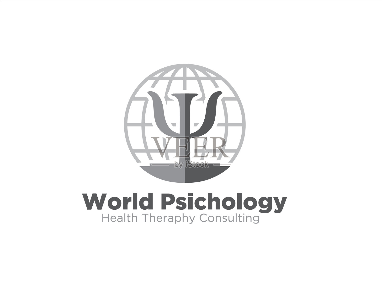 Psi符号疗法世界组织和插画图片素材