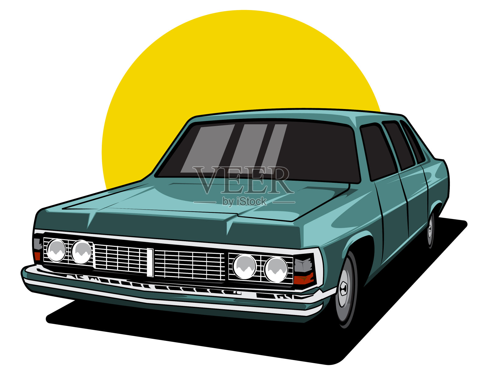 经典汽车的设计设计元素图片