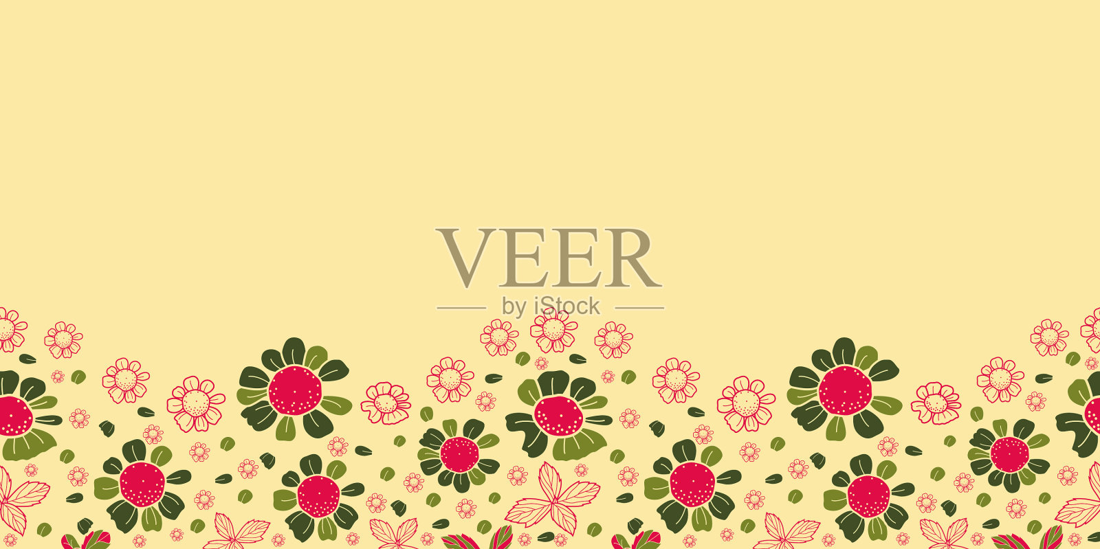 花朵图案5插画图片素材