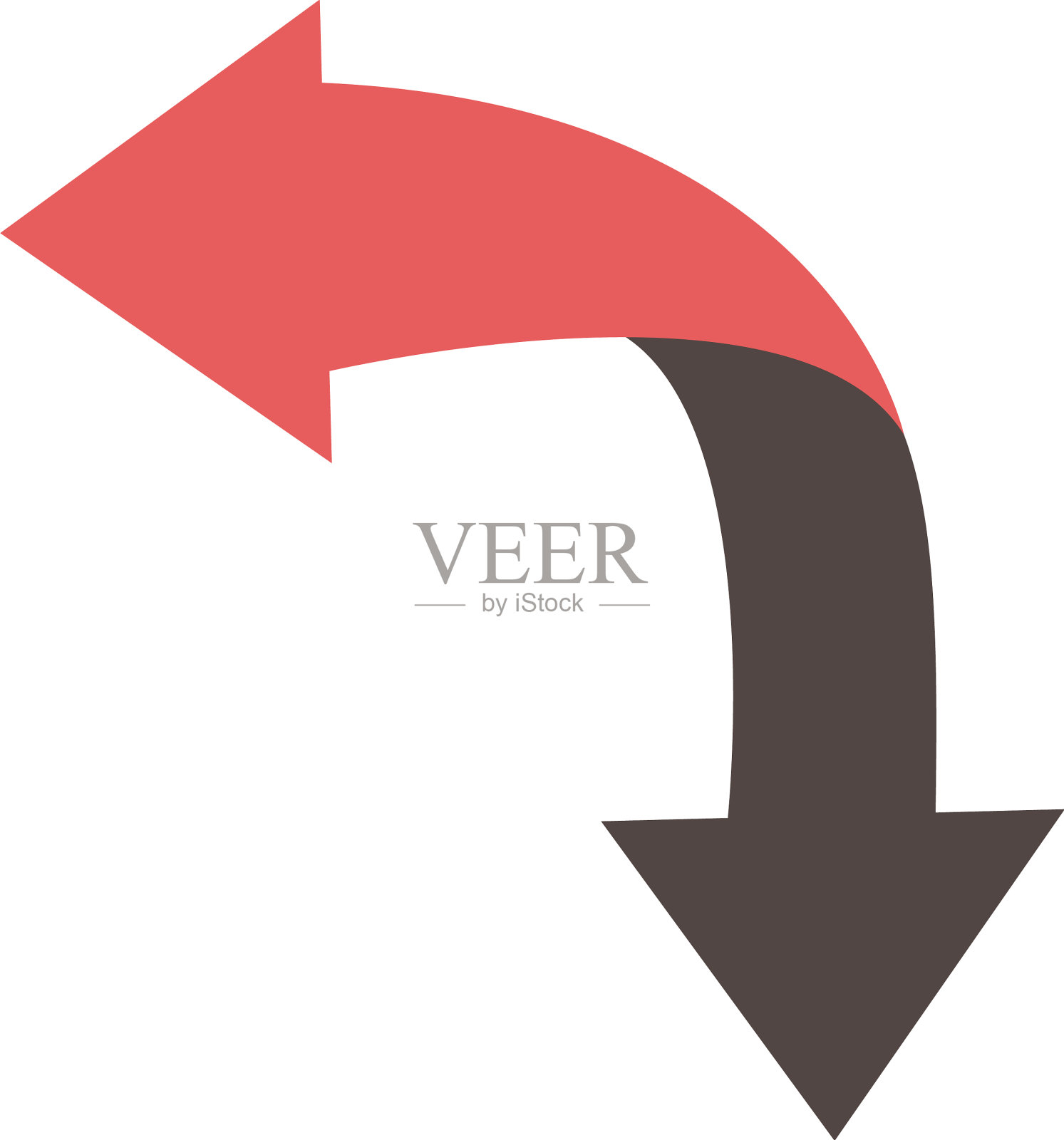 箭头孤立的图标设计元素图片