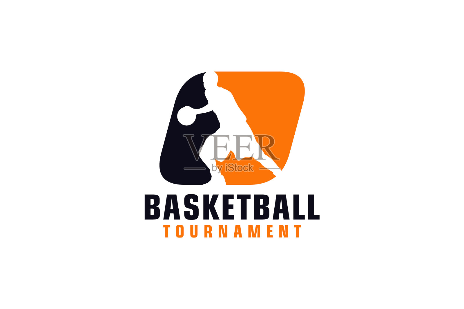 字母o配合篮球标志设计设计插画图片素材