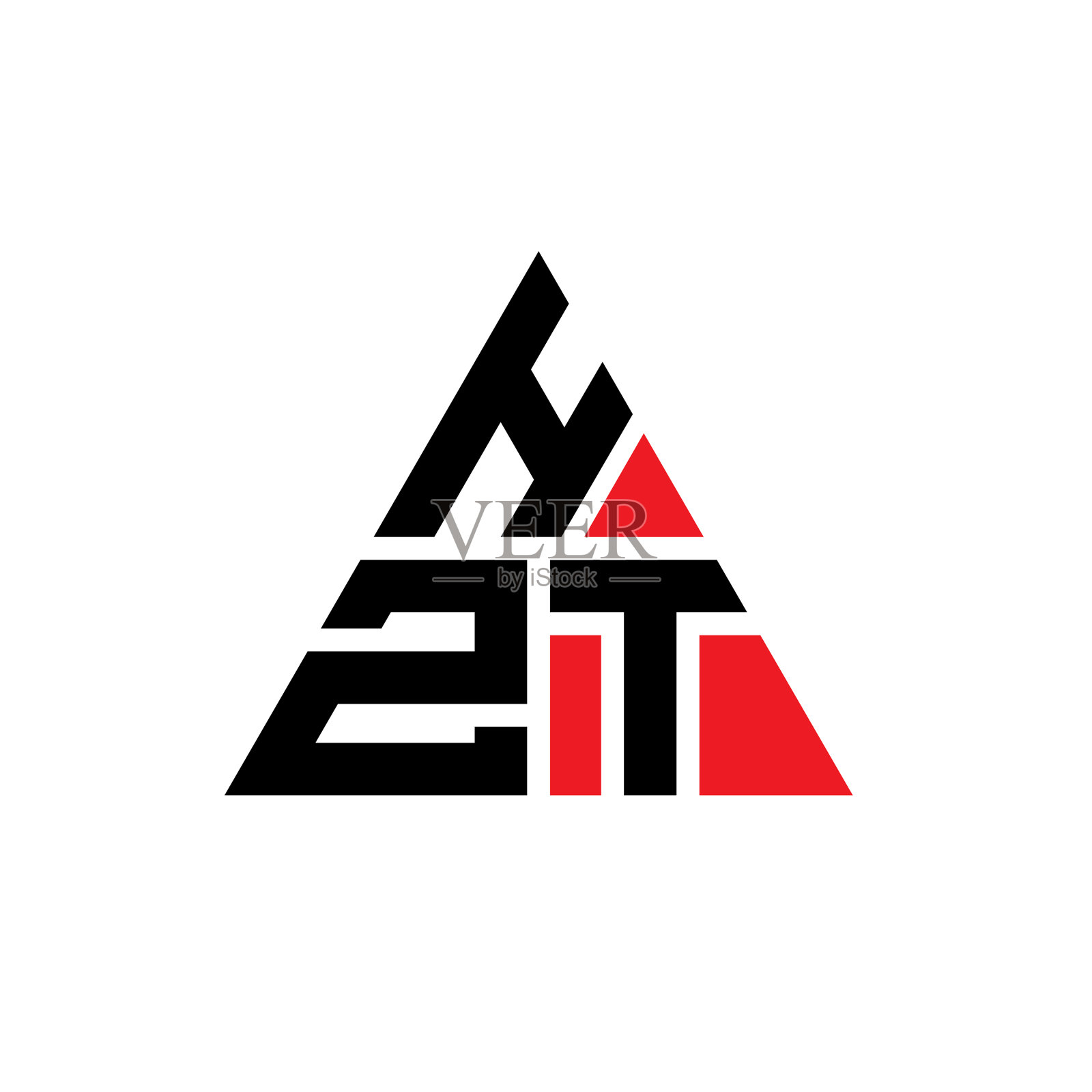 HZT三角形字母标志设计用三角形插画图片素材