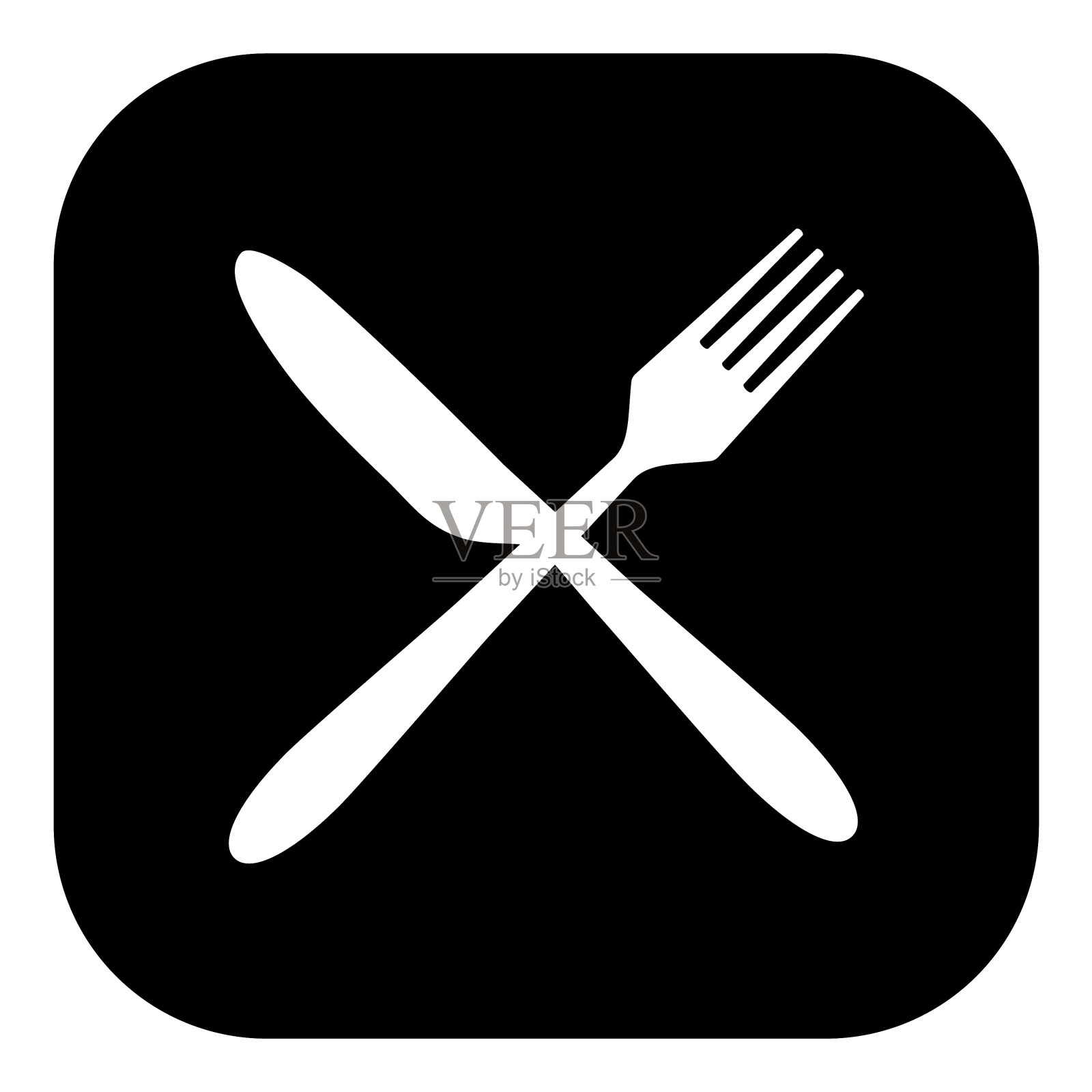 餐具和应用程序图标插画图片素材